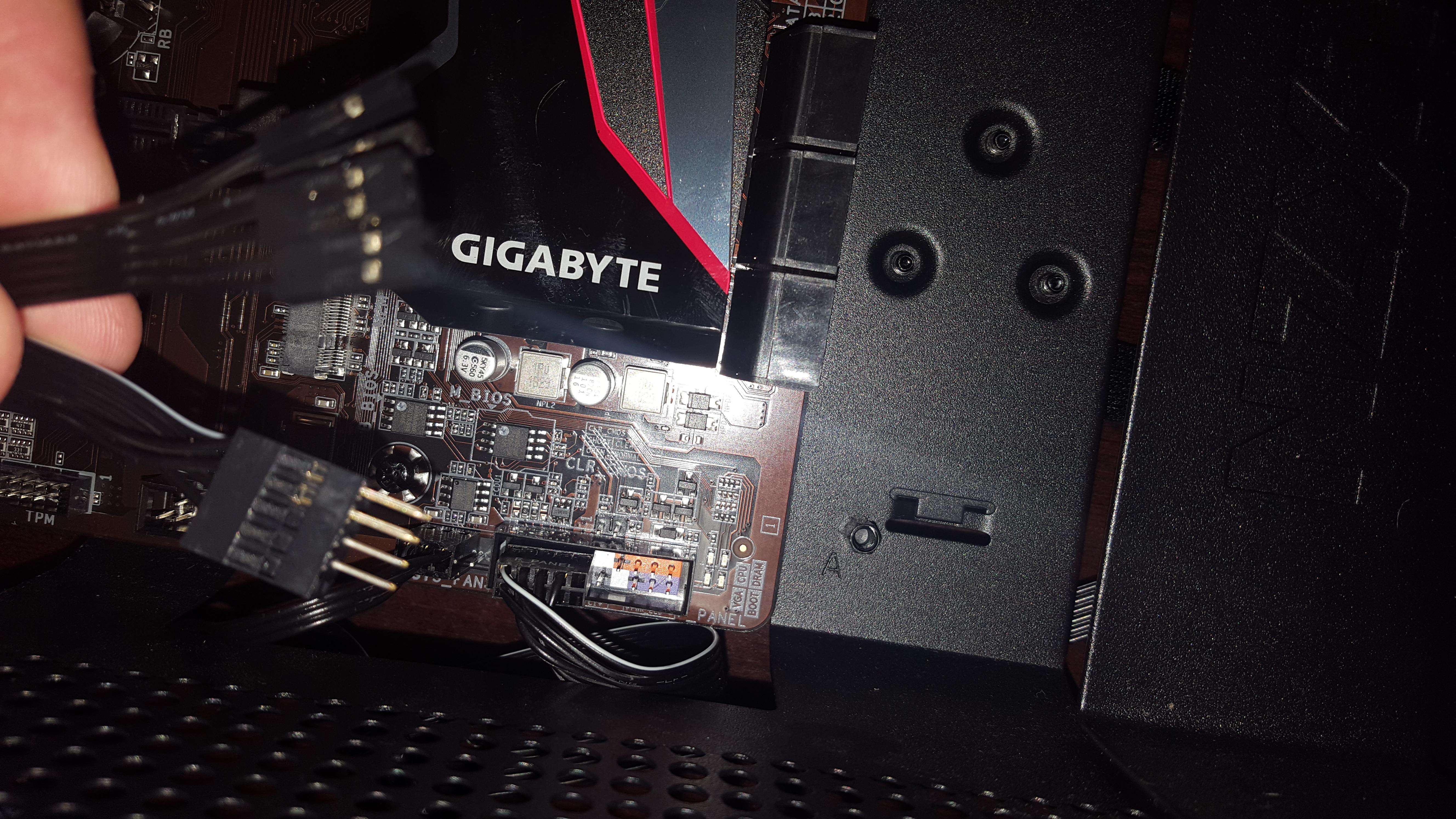 i have the fpanel connector of the h500 plugged into my motherboard but