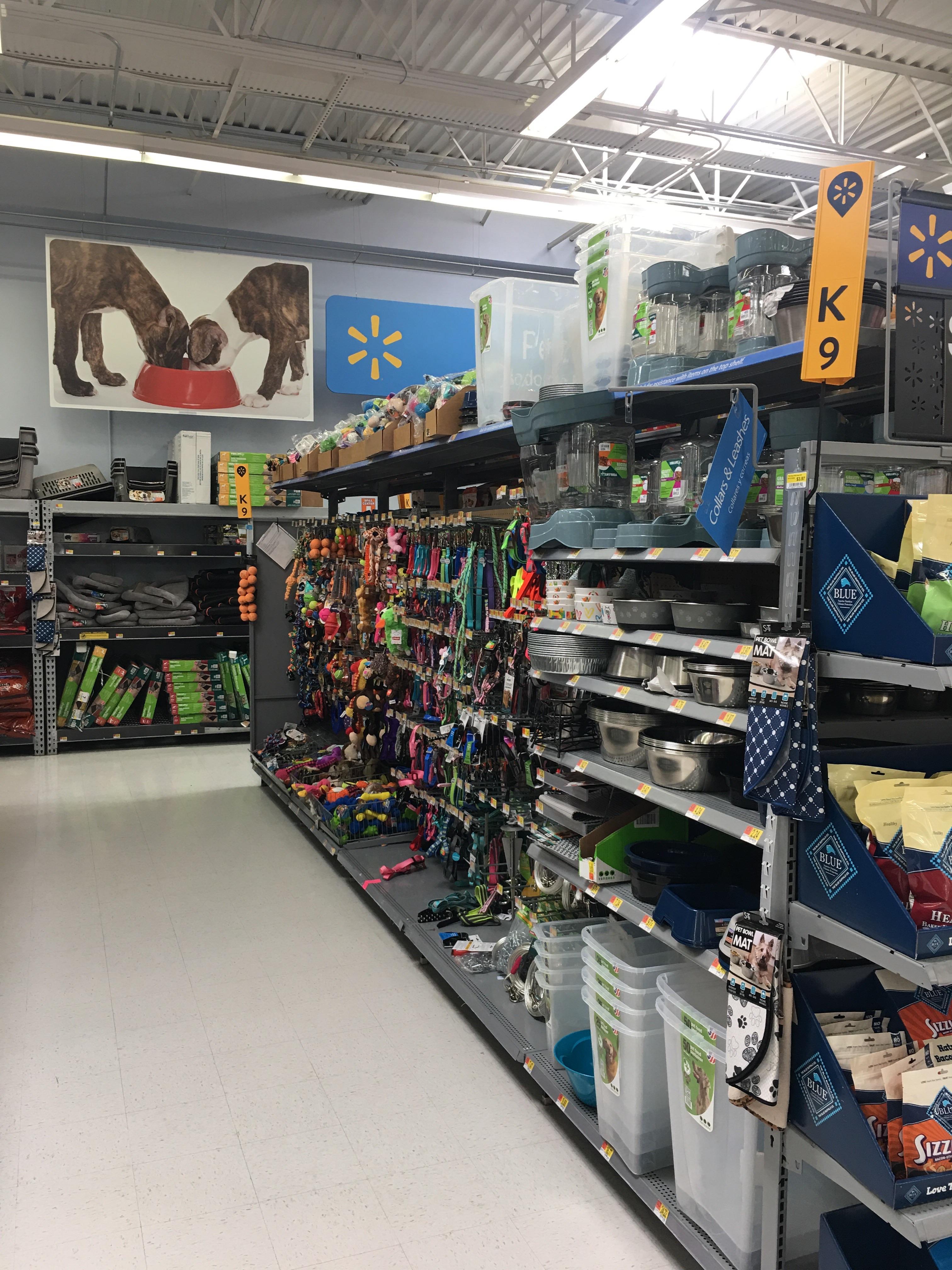 The dog supply aisle at this Walmart is K9 r/mildlyinteresting