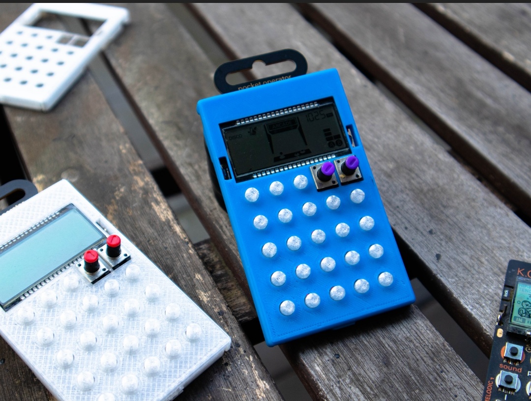 I designed a flexible 3D printed TPU Pocket Operator Case. It fits