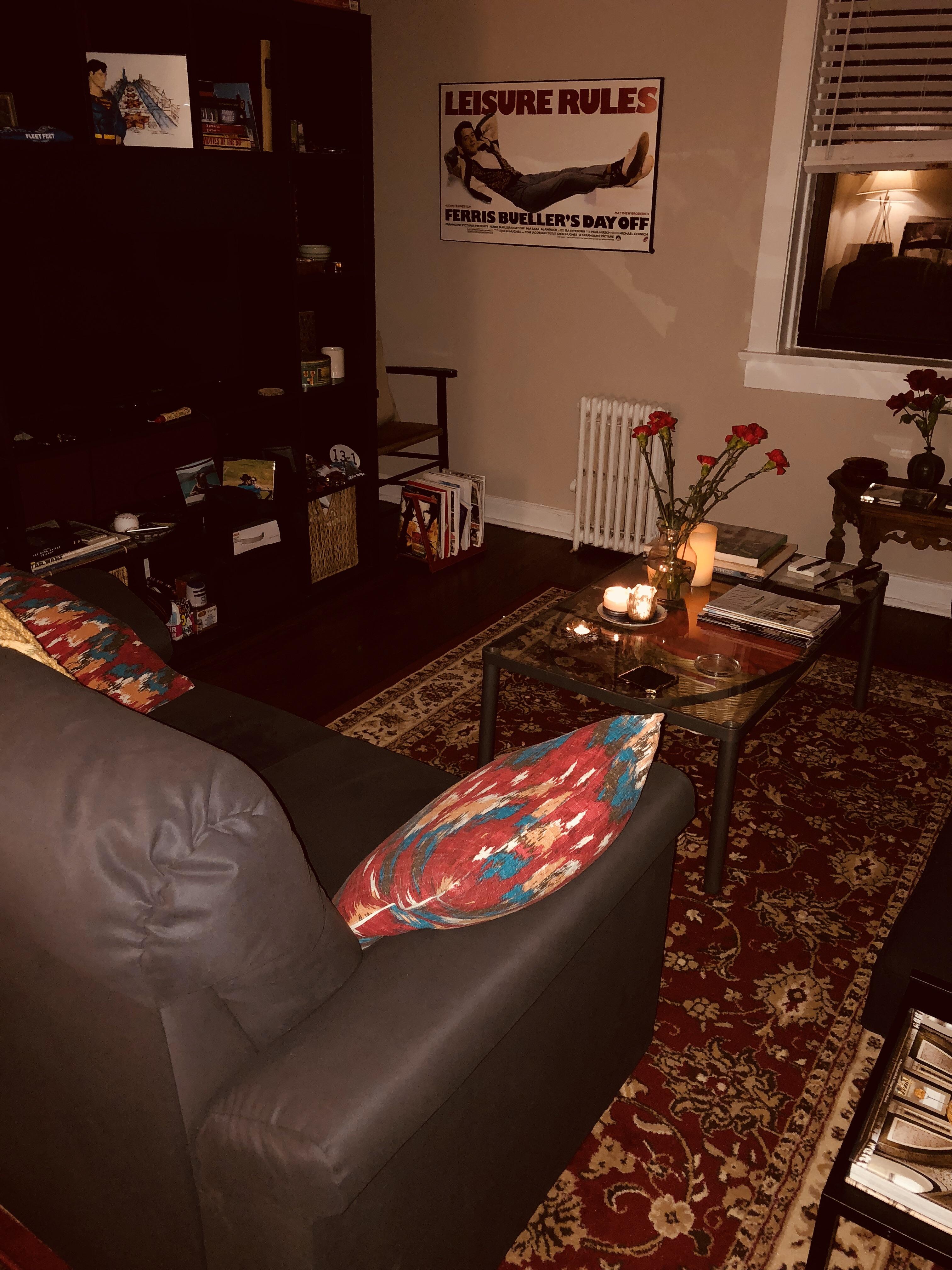 My dorkchic city apartment with a cameo by Ferris Bueller. r/CozyPlaces