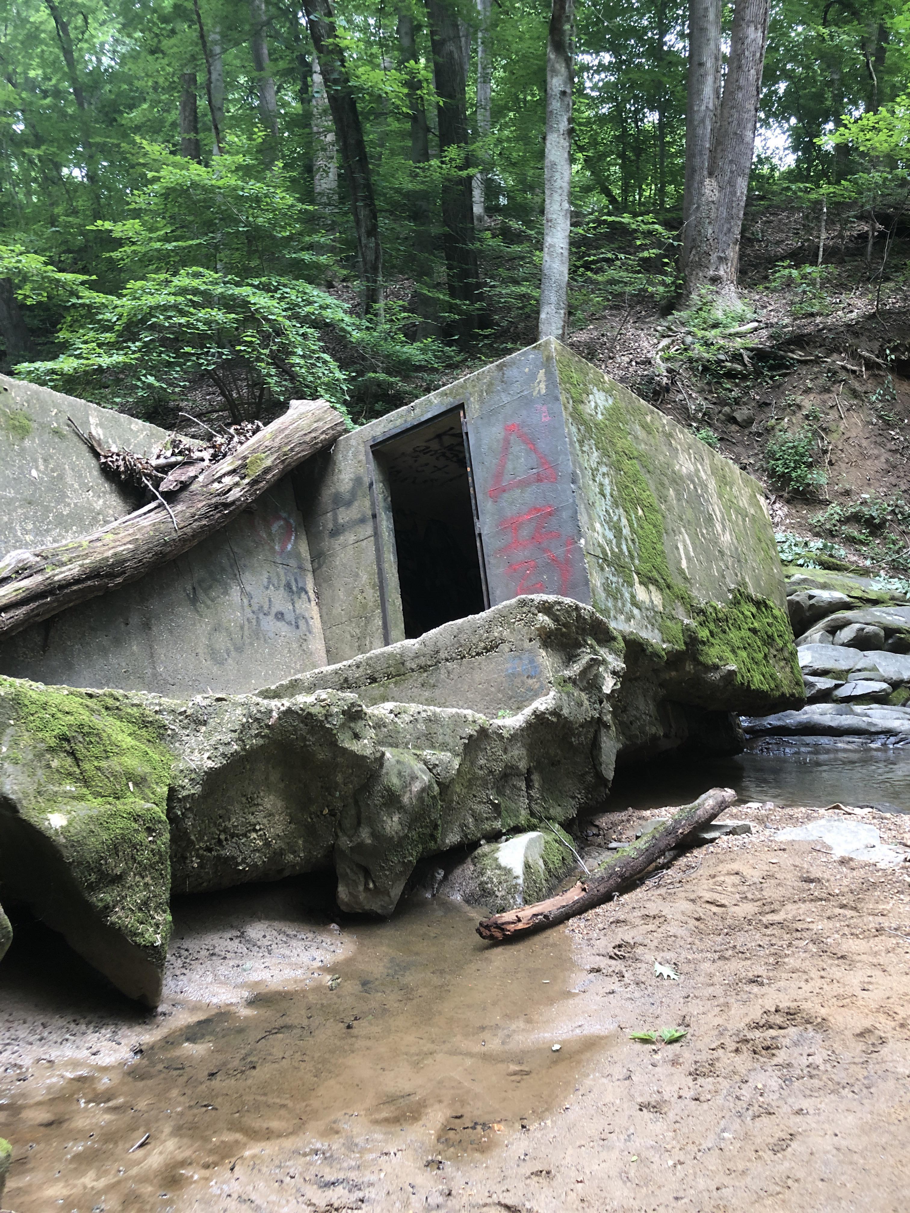 Collapsed dam near DC r/AbandonedPorn