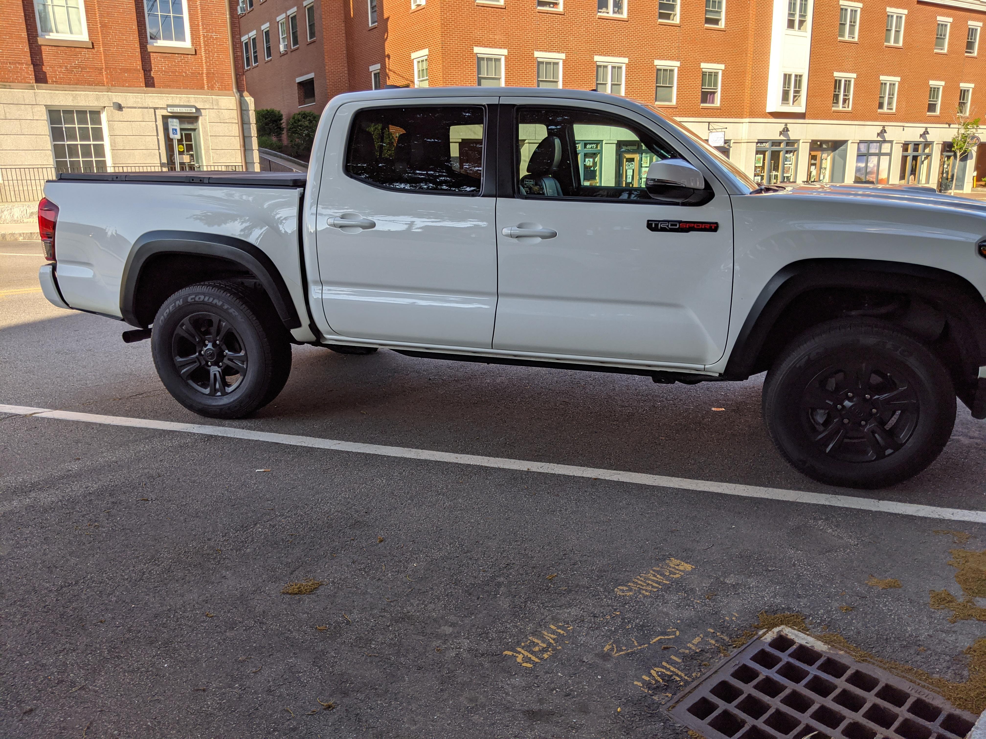 White section under cab, Plasti dip?