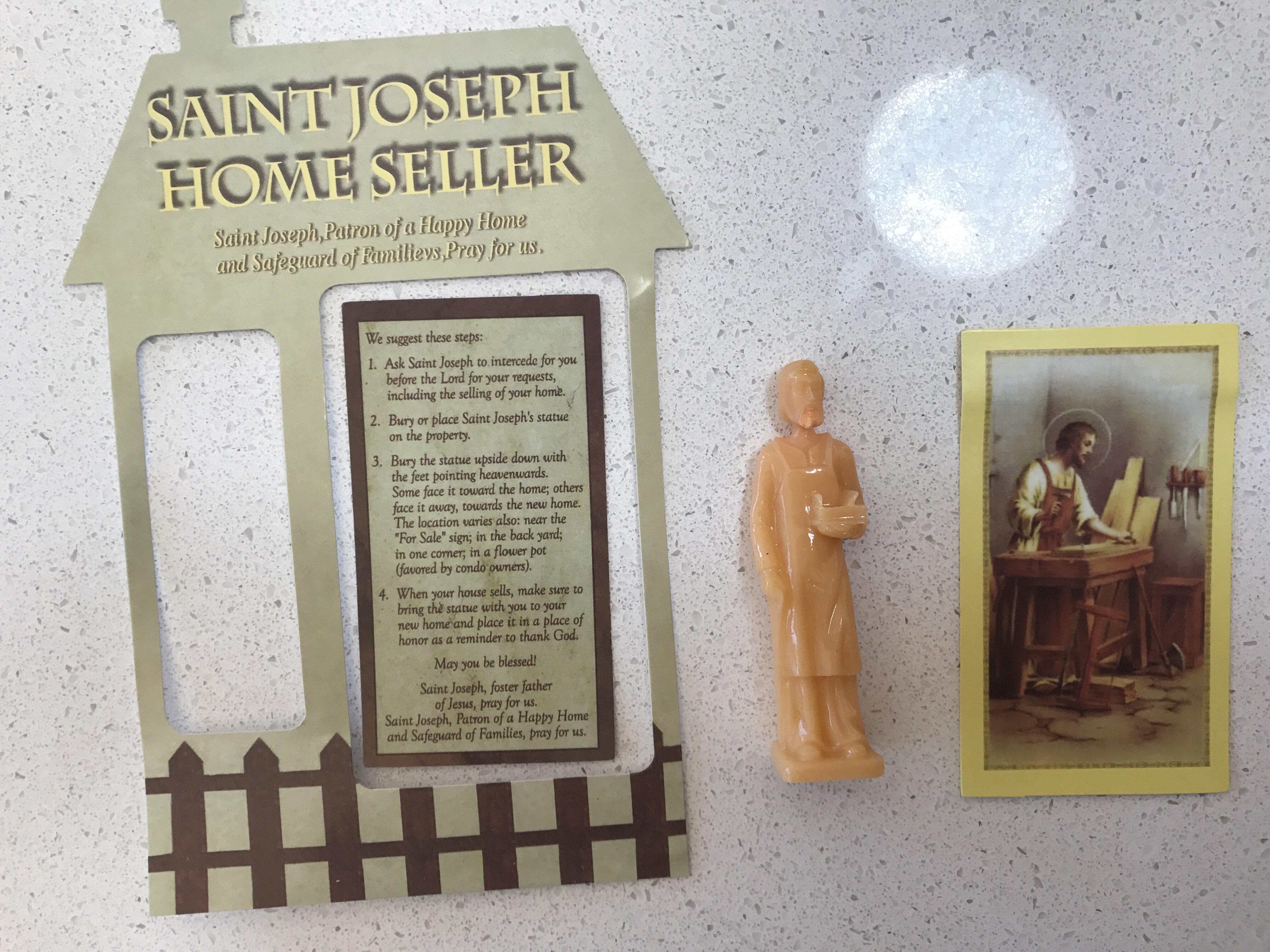 I buried St. Joseph to help sell my house. I hope it works! r