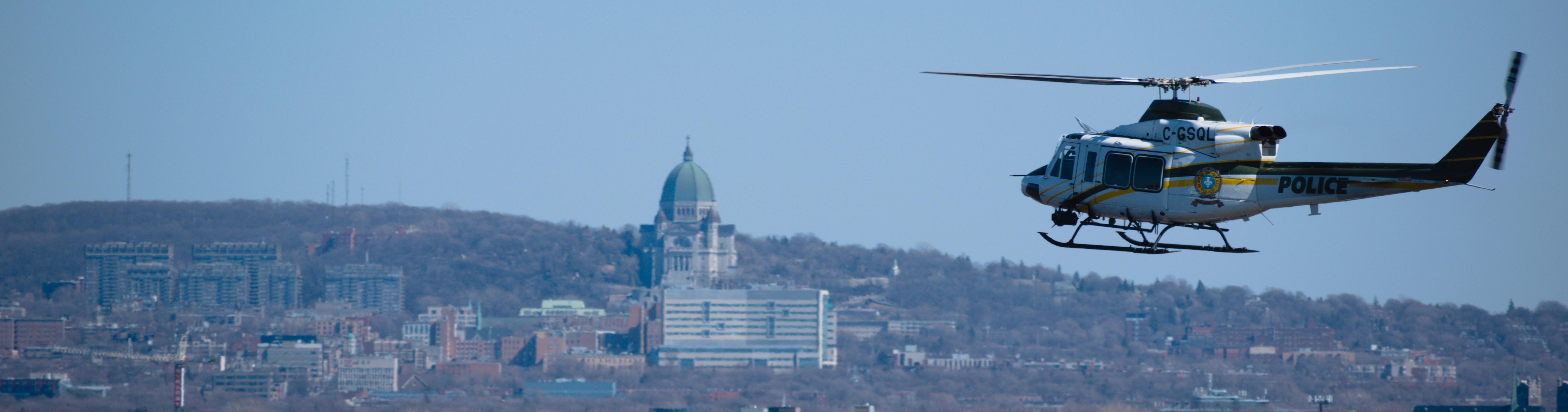 Police Helicopter Montréal QC r/aviation