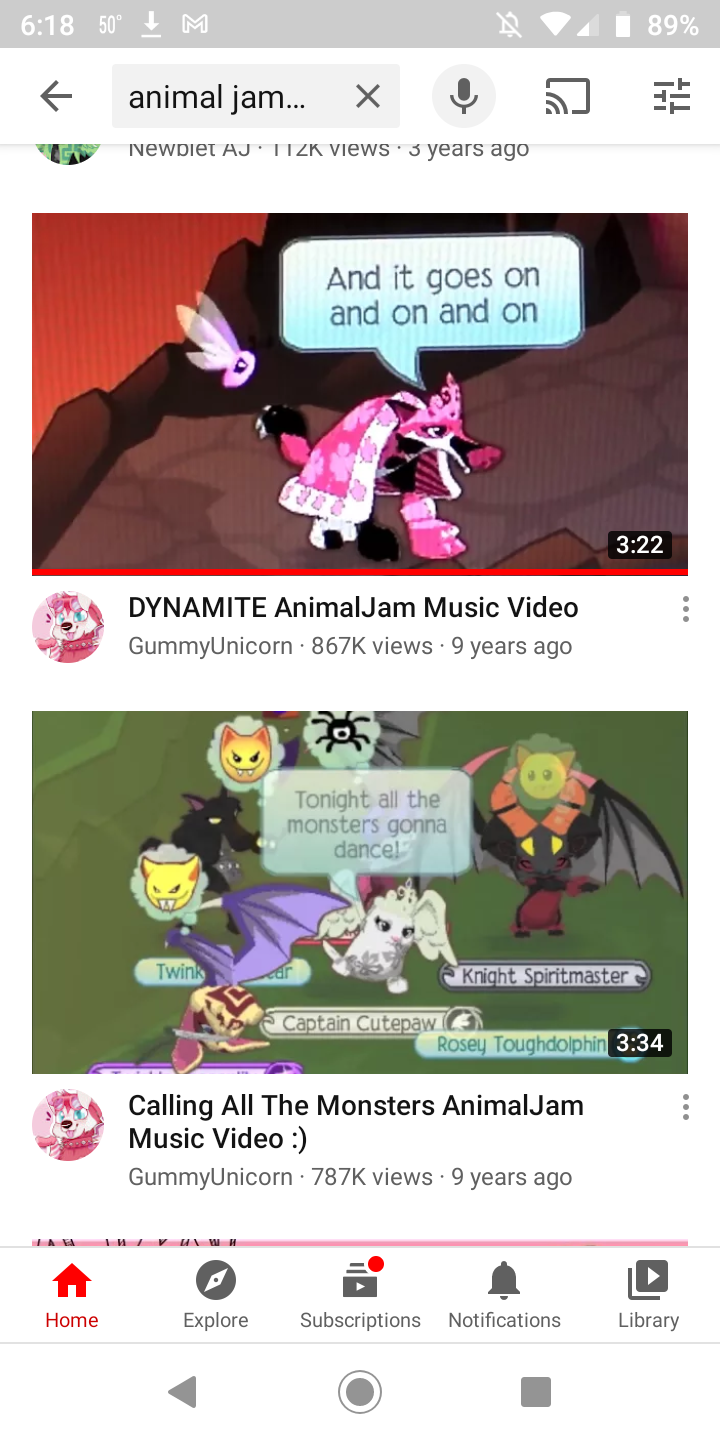 Animal Jam music videos r/nostalgia