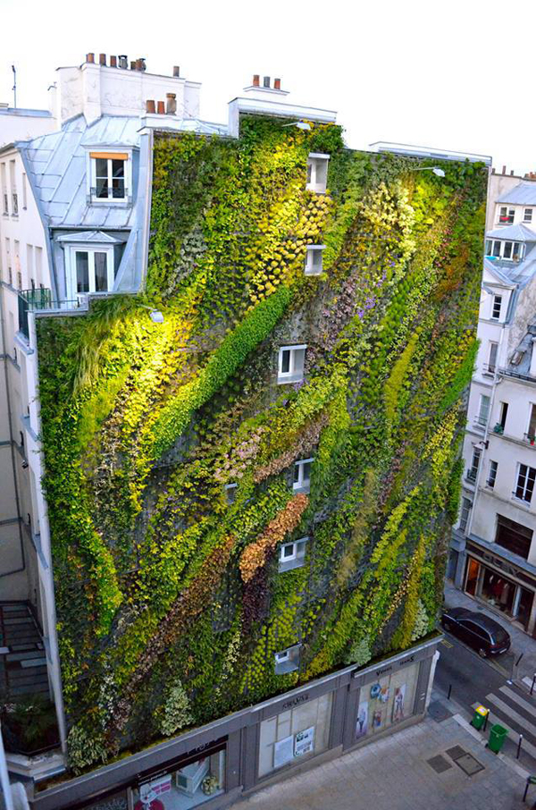 Green wall in France. r/pics