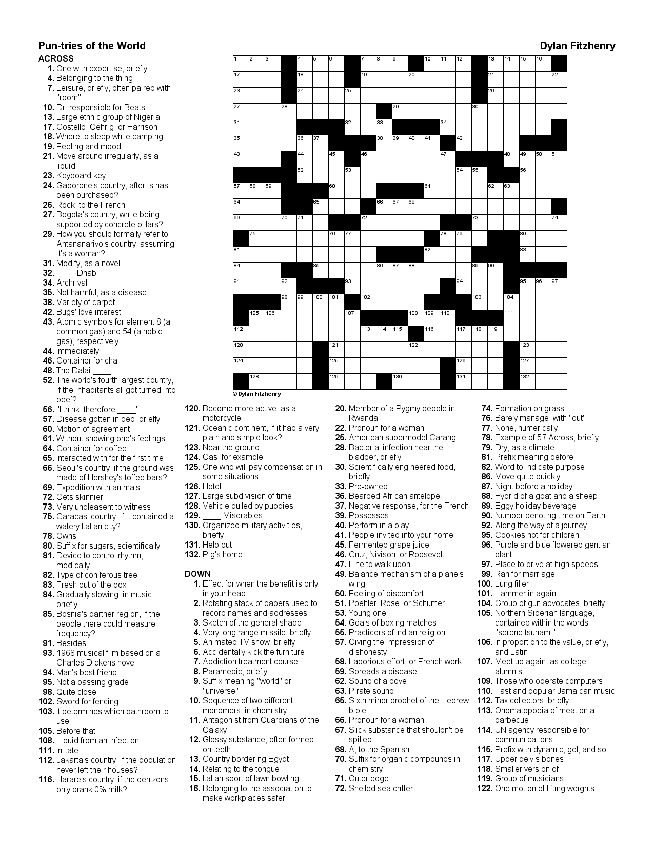 New to making crosswords, but it's fun. Here's one I made earlier ) crossword