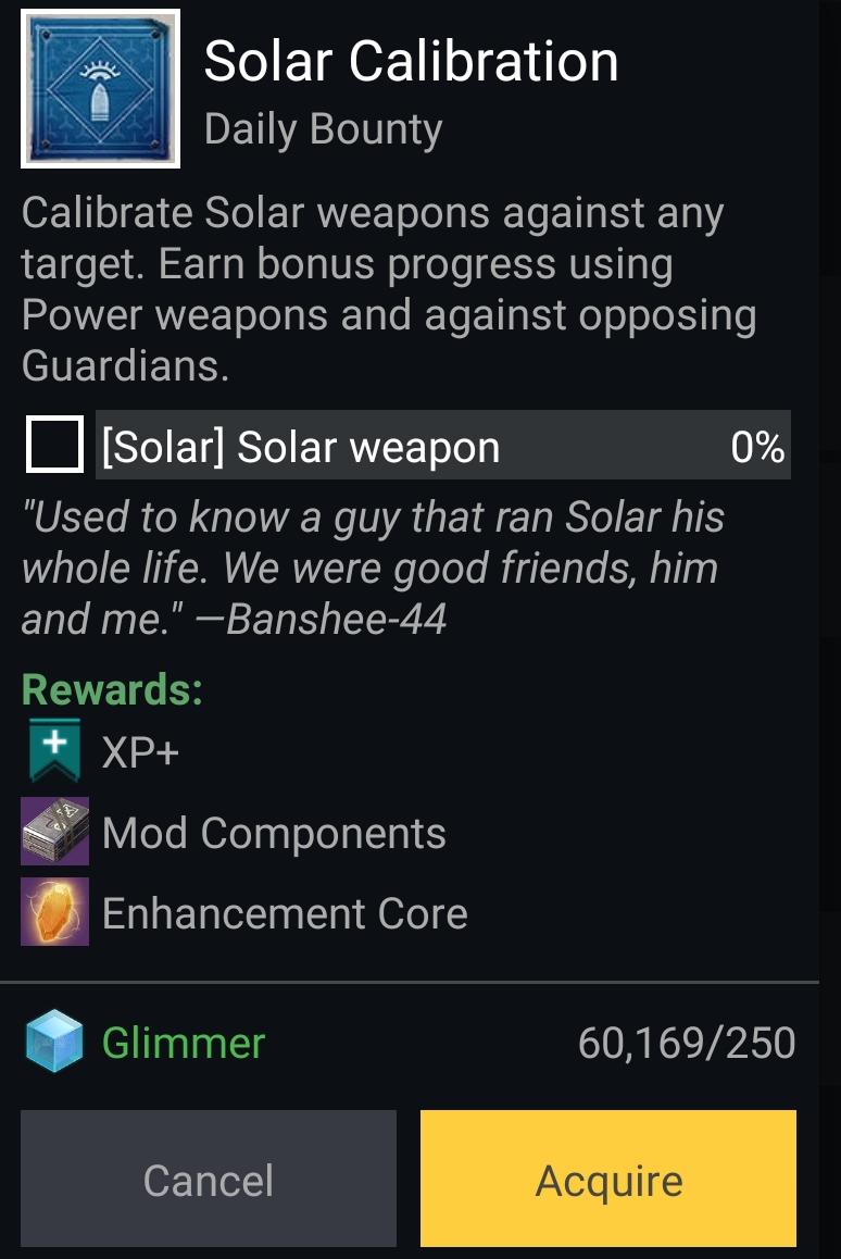 In this bounty, by calibrating it on a target do they mean just killing