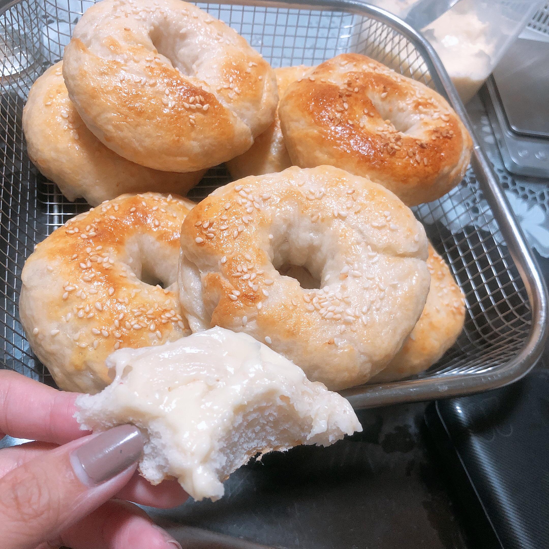 This time I craved bagels… thus I made bagels (with schmear) 🥯 r/CasualPH