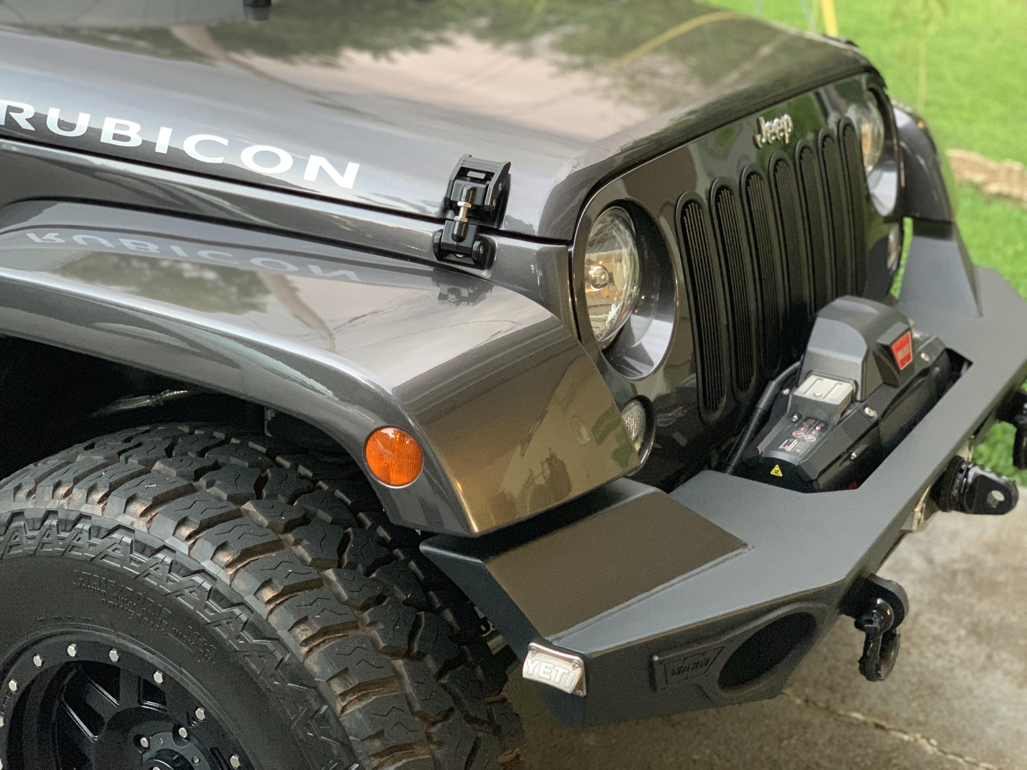 Anyone else mount a Yeti bottle opener to their bumper? Jeep