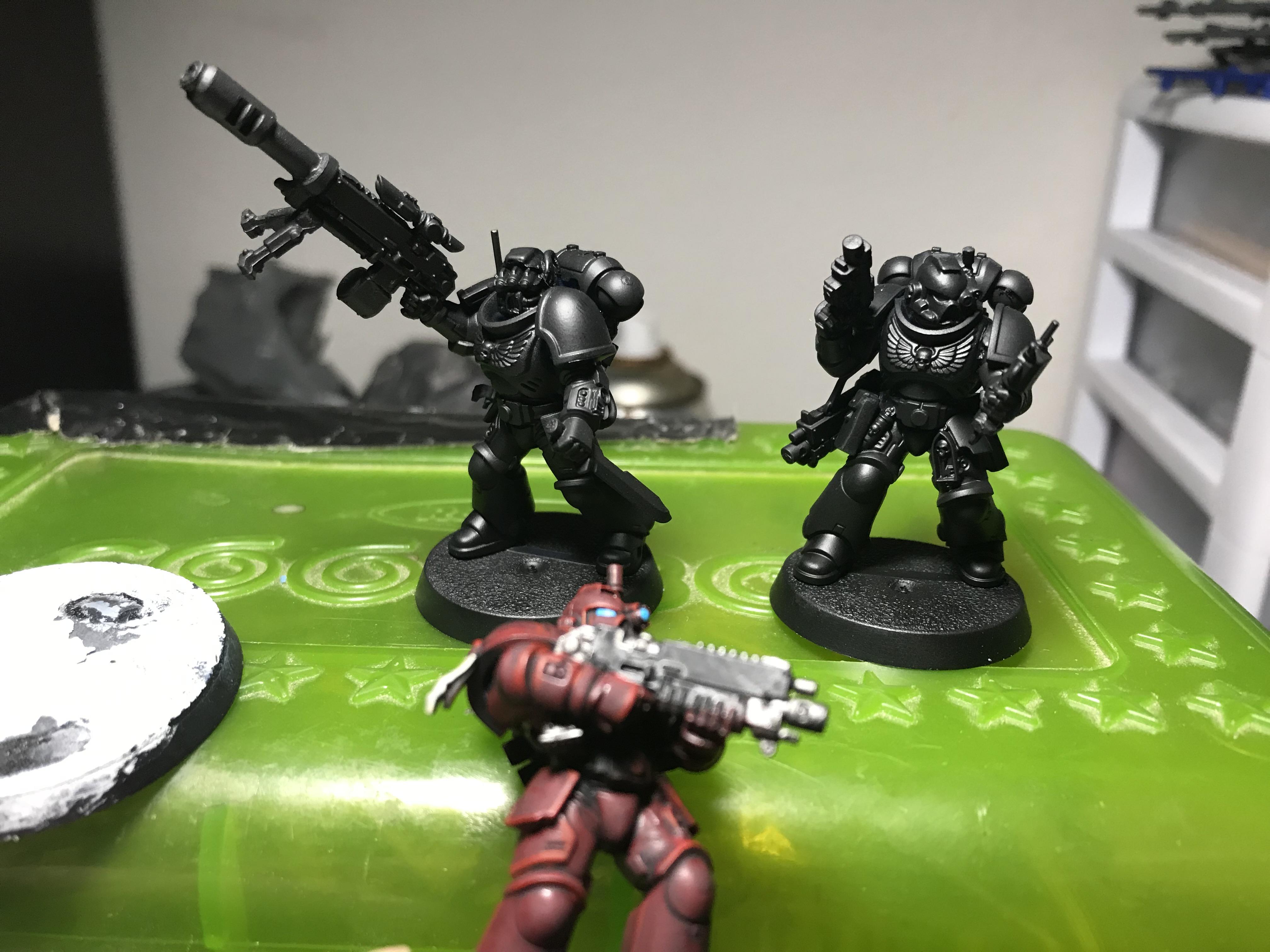 For my Primaris marines I made a custom sniper, Comms, and some rando