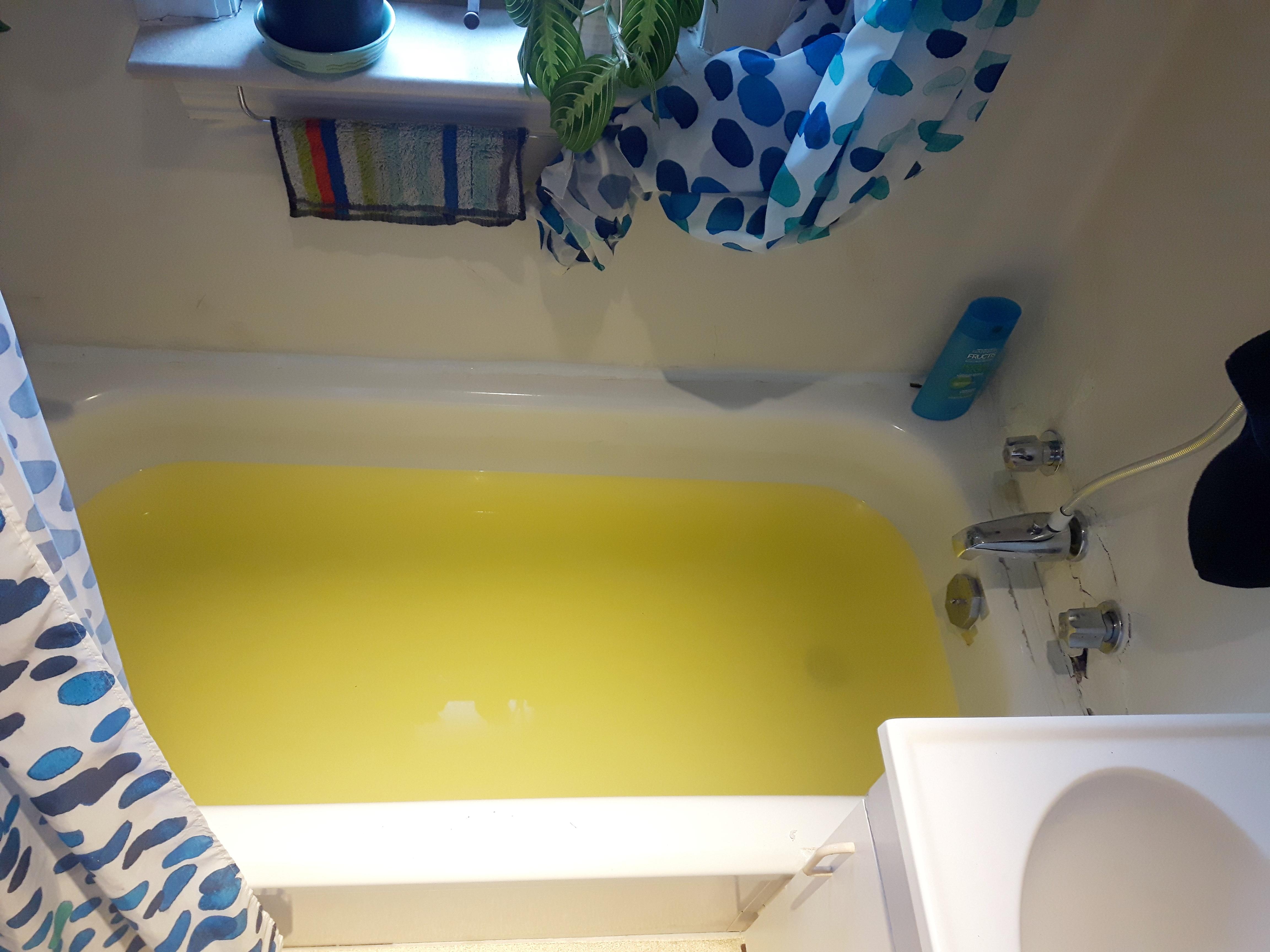 This is what my bath water looked like after picking/trellising