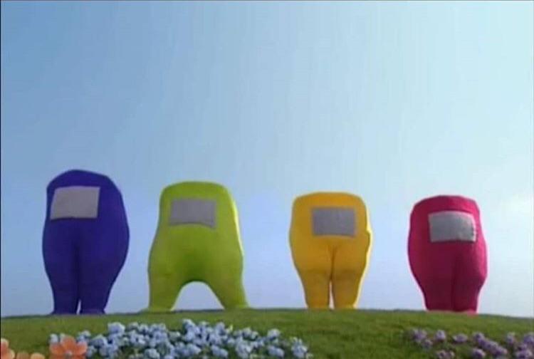 Teletubbies is among us memes