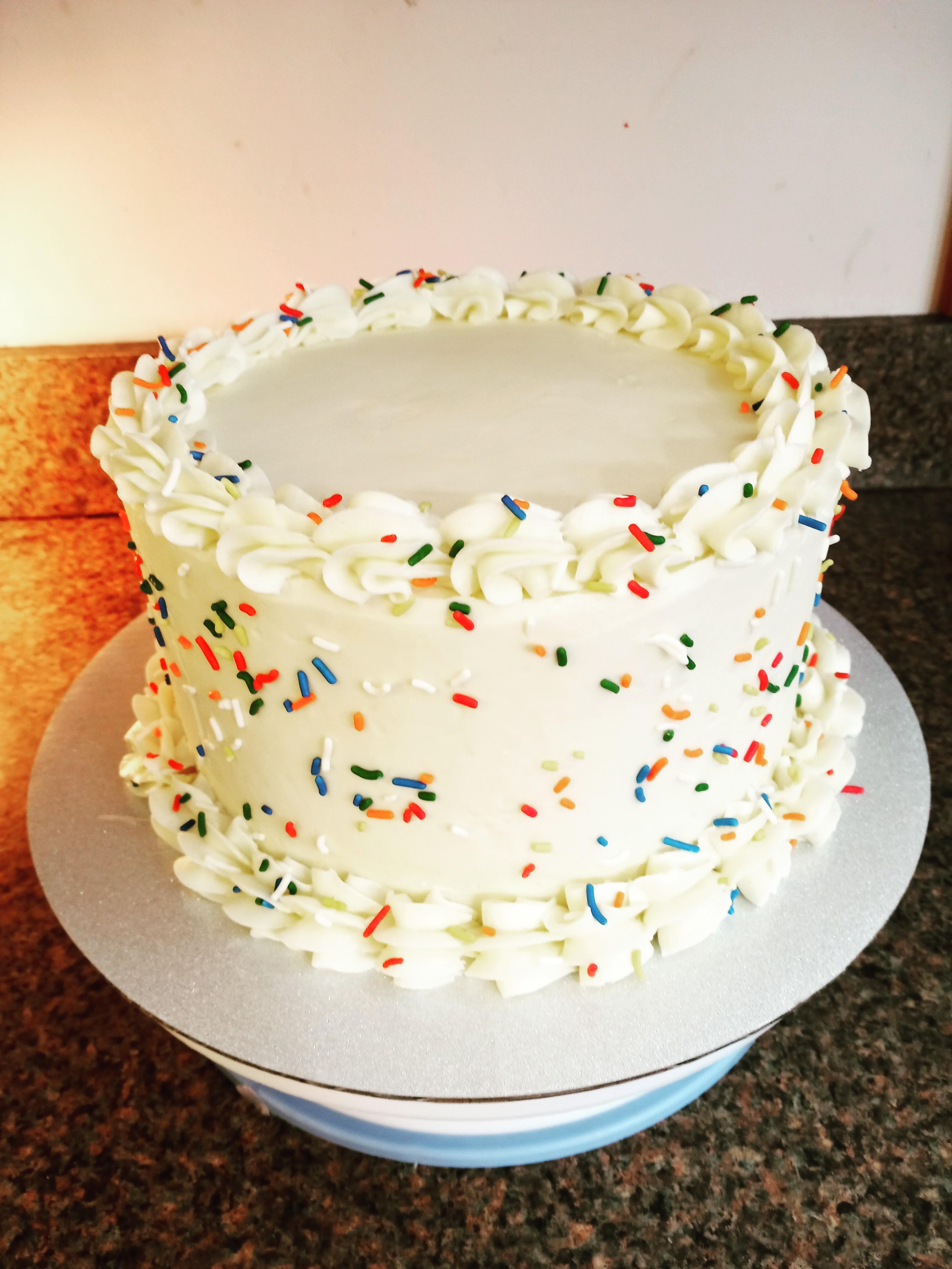 Classic Birthday Cake r/Baking