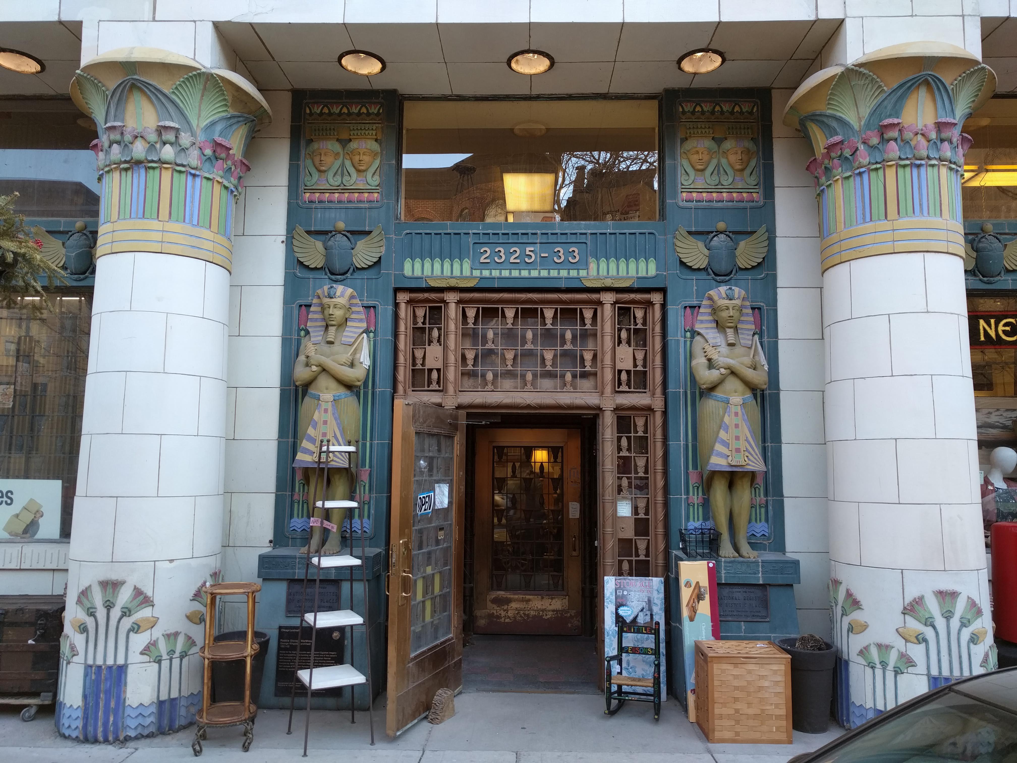 Egyptian Revival in Lincoln Park, Chicago r/ArtDeco