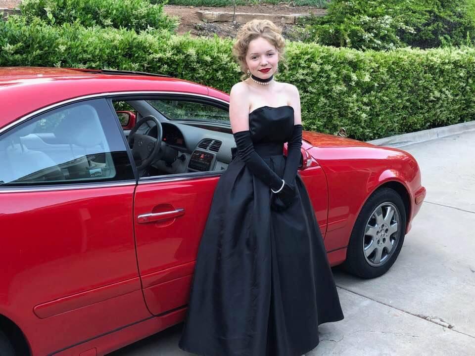 This is my prom dress I designed and made ( r/sewing