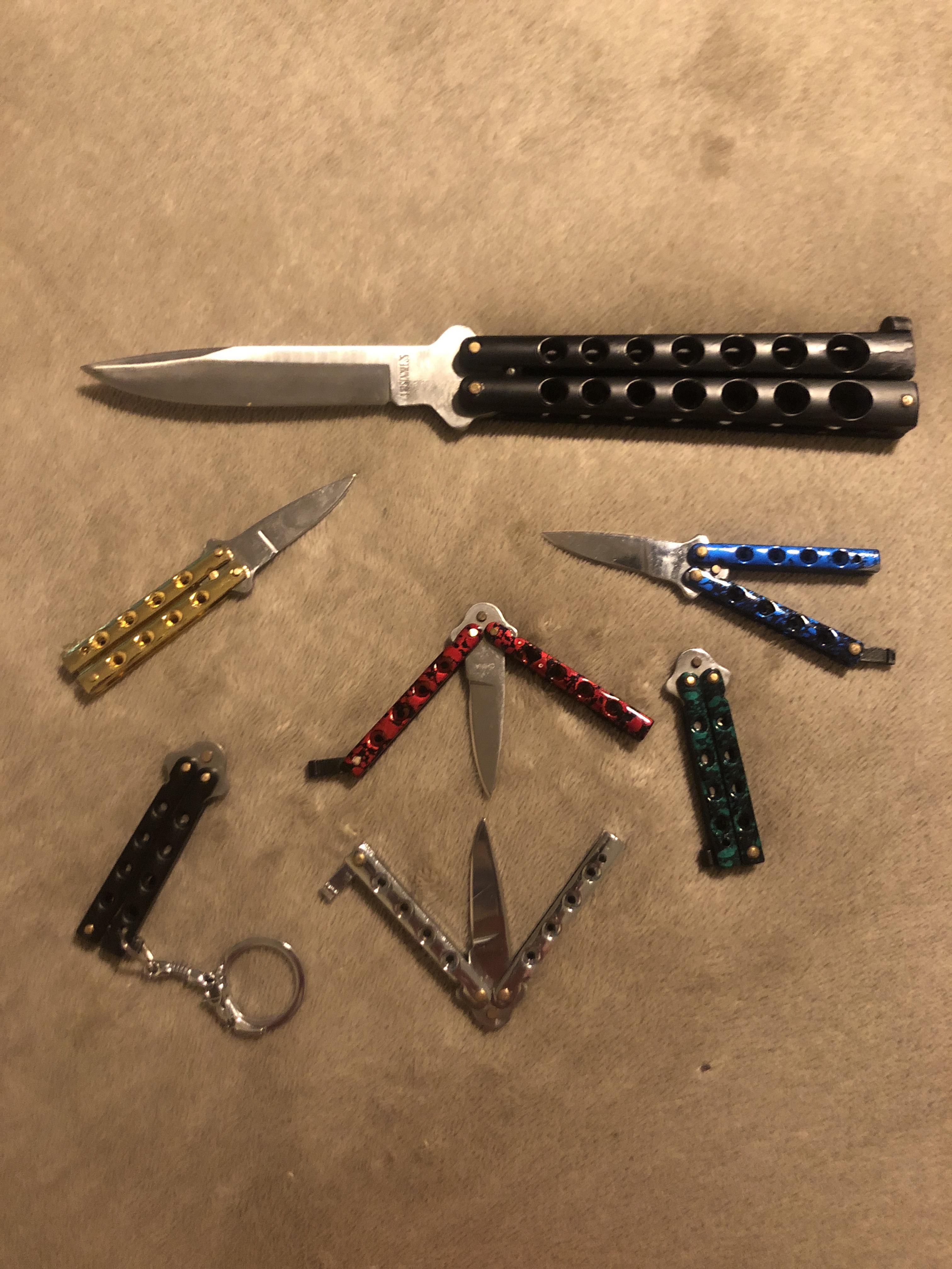 Mini Butterfly knives r/miniatures