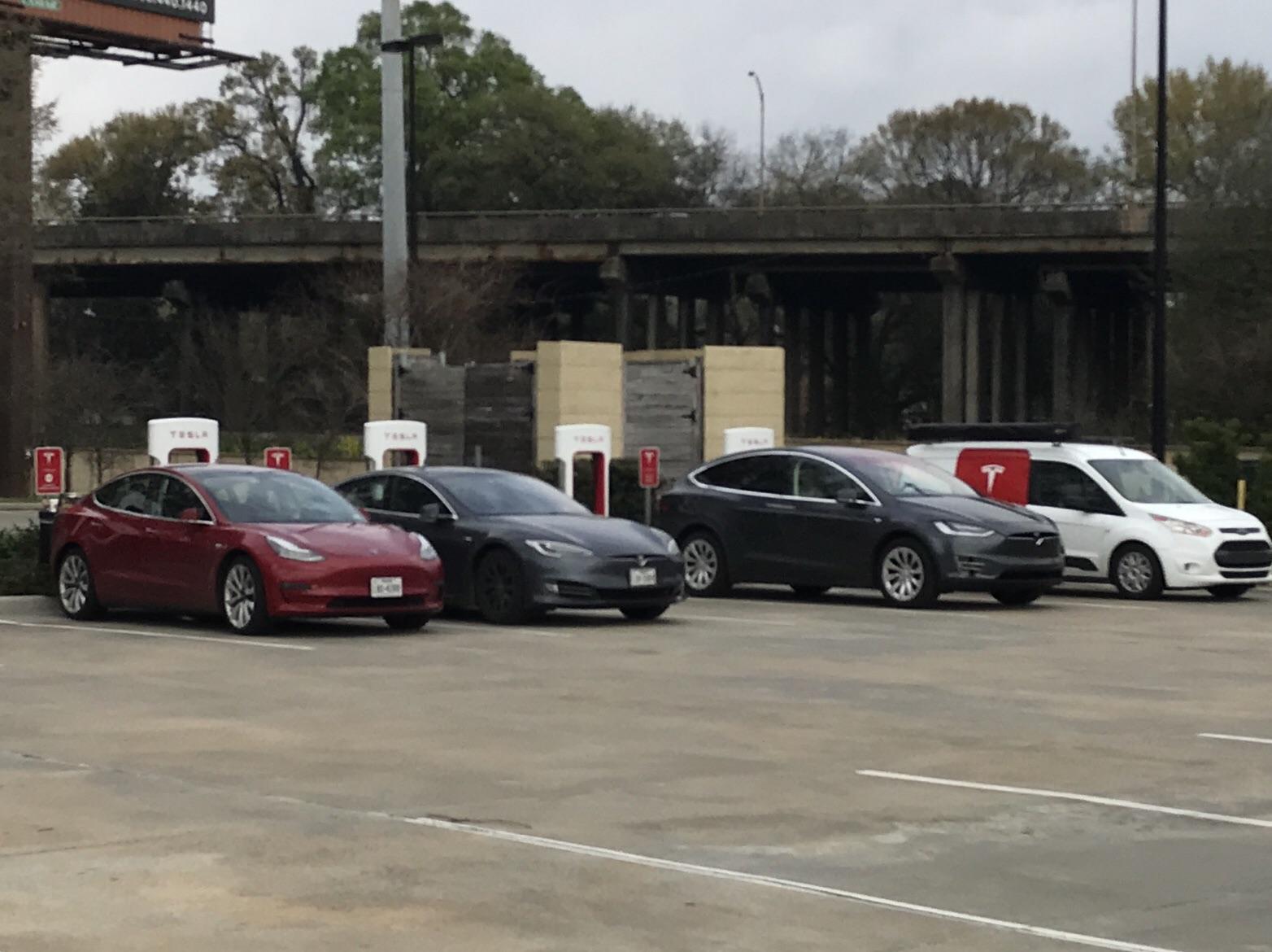 Fantastic experience just now at Baton Rouge supercharger on our way to