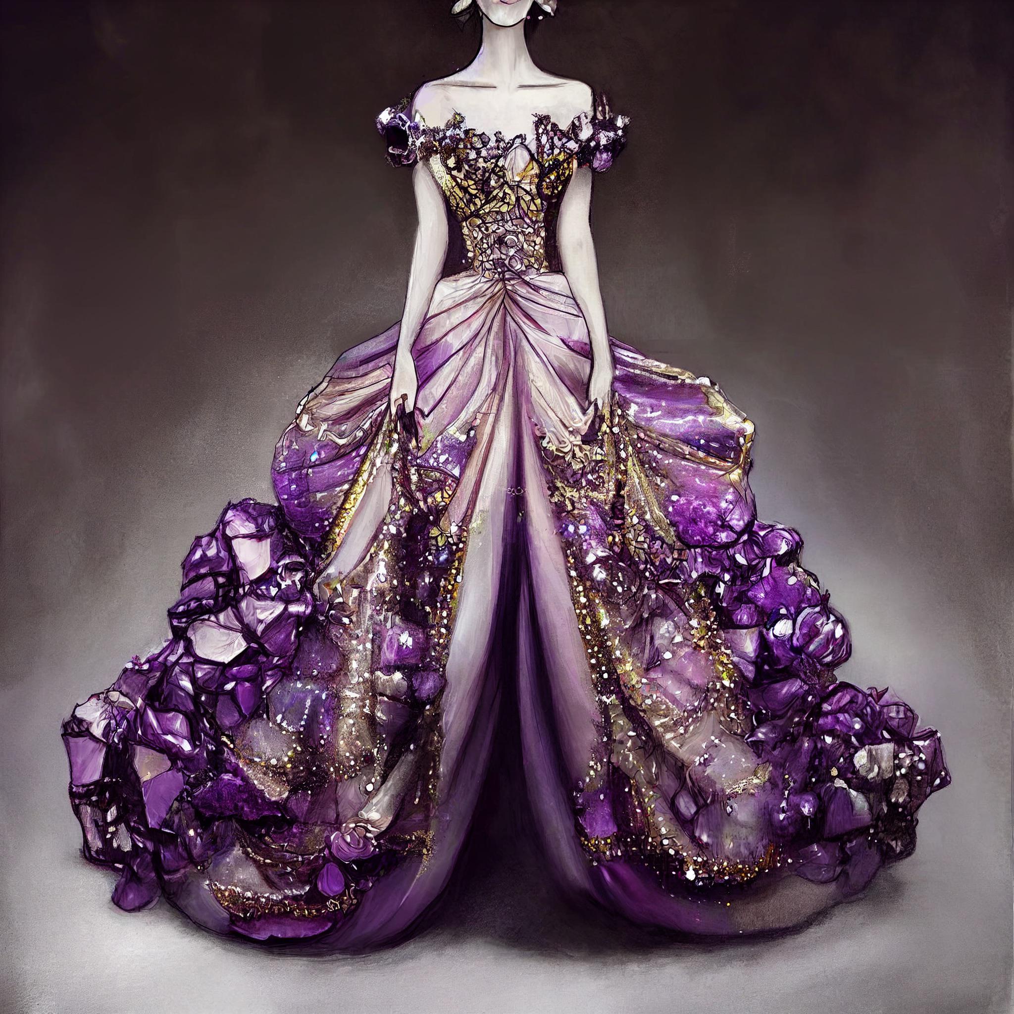 Amethyst Dress r/midjourney