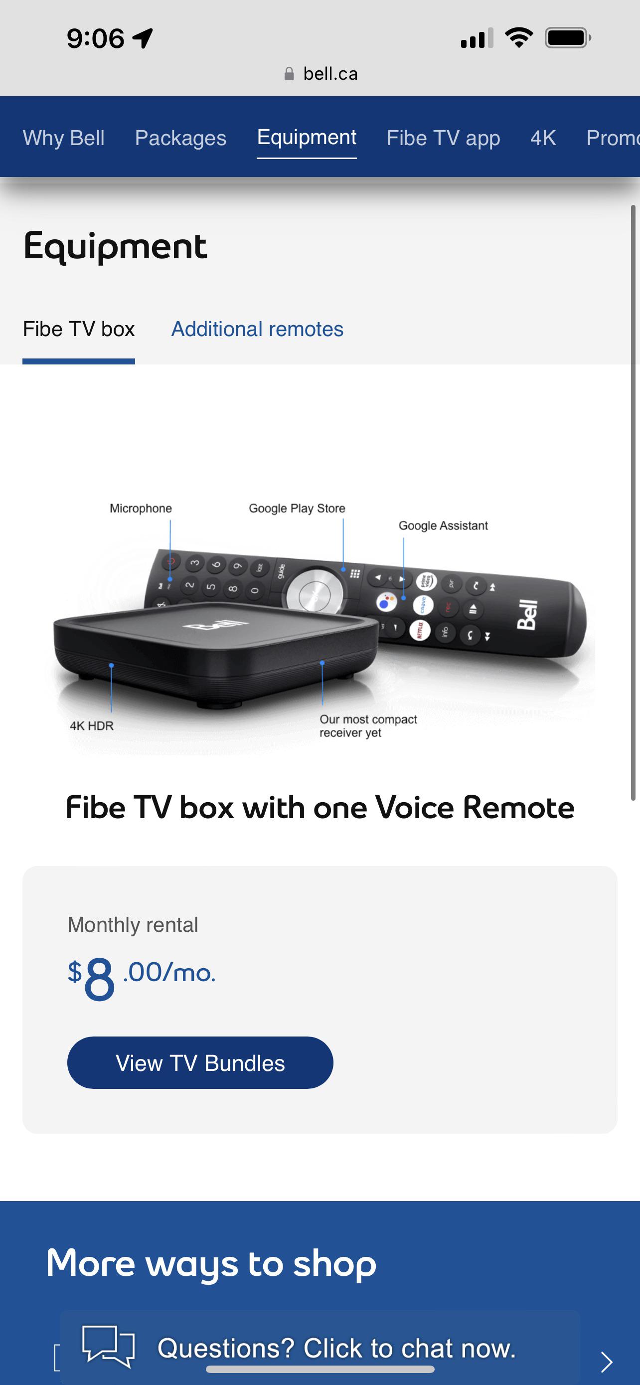 New Google TV powered Fibe TV box r/bell
