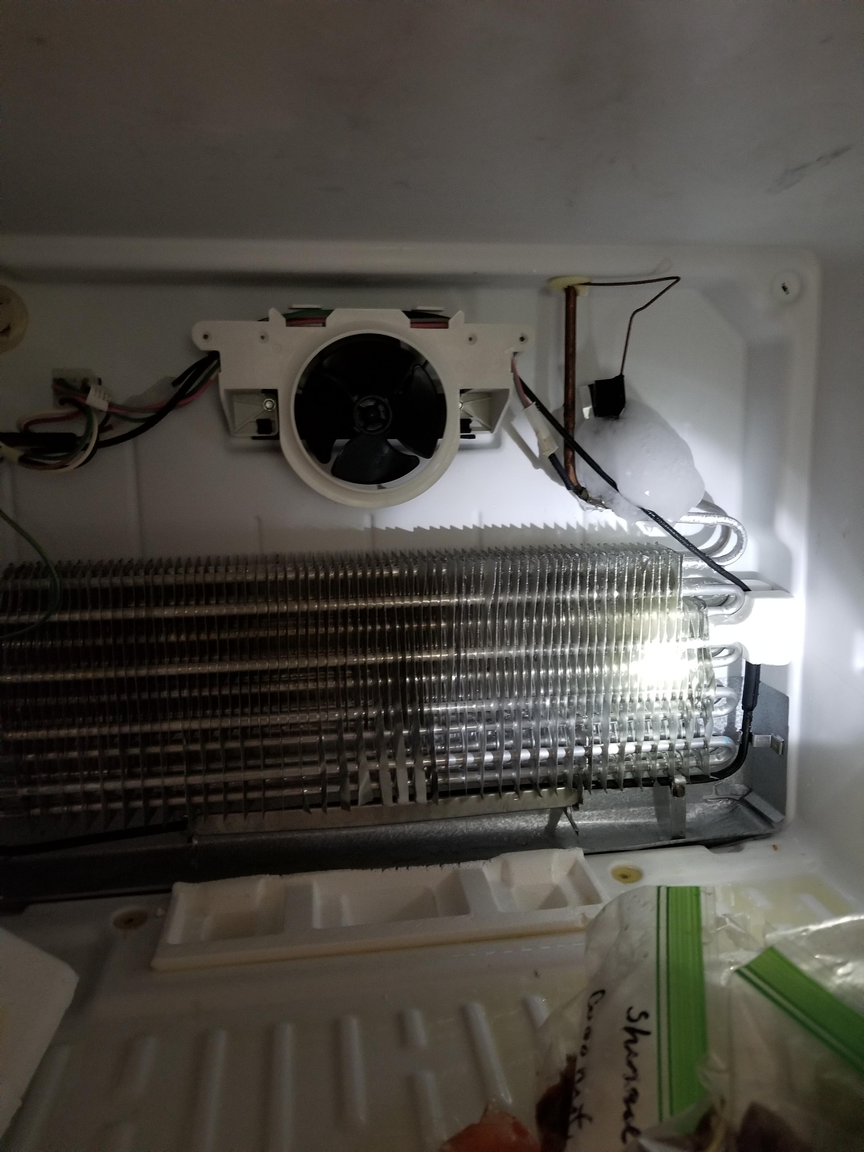 2 year old Whirlpool refrigerator WRT519SZDW01. Freezer isn't freezing