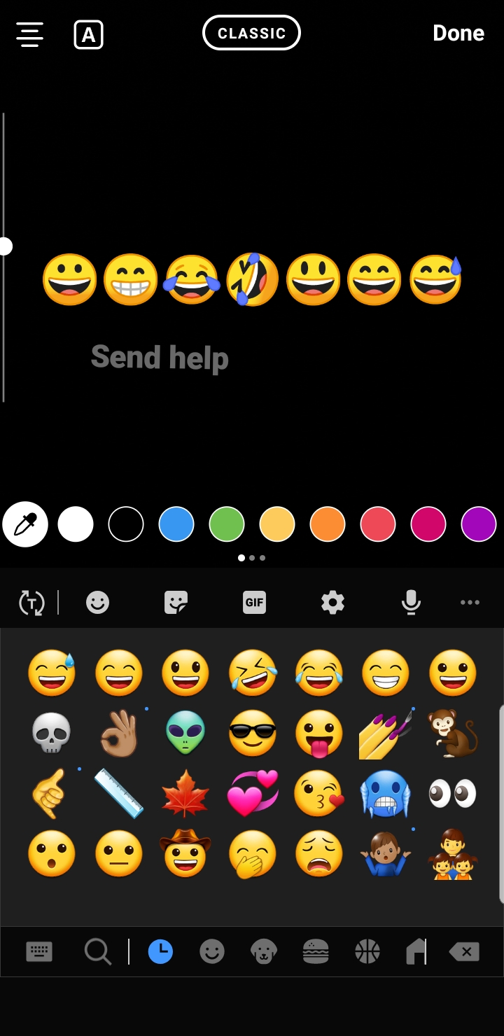 Instagram emojis different from phone emojis. r/Instagram