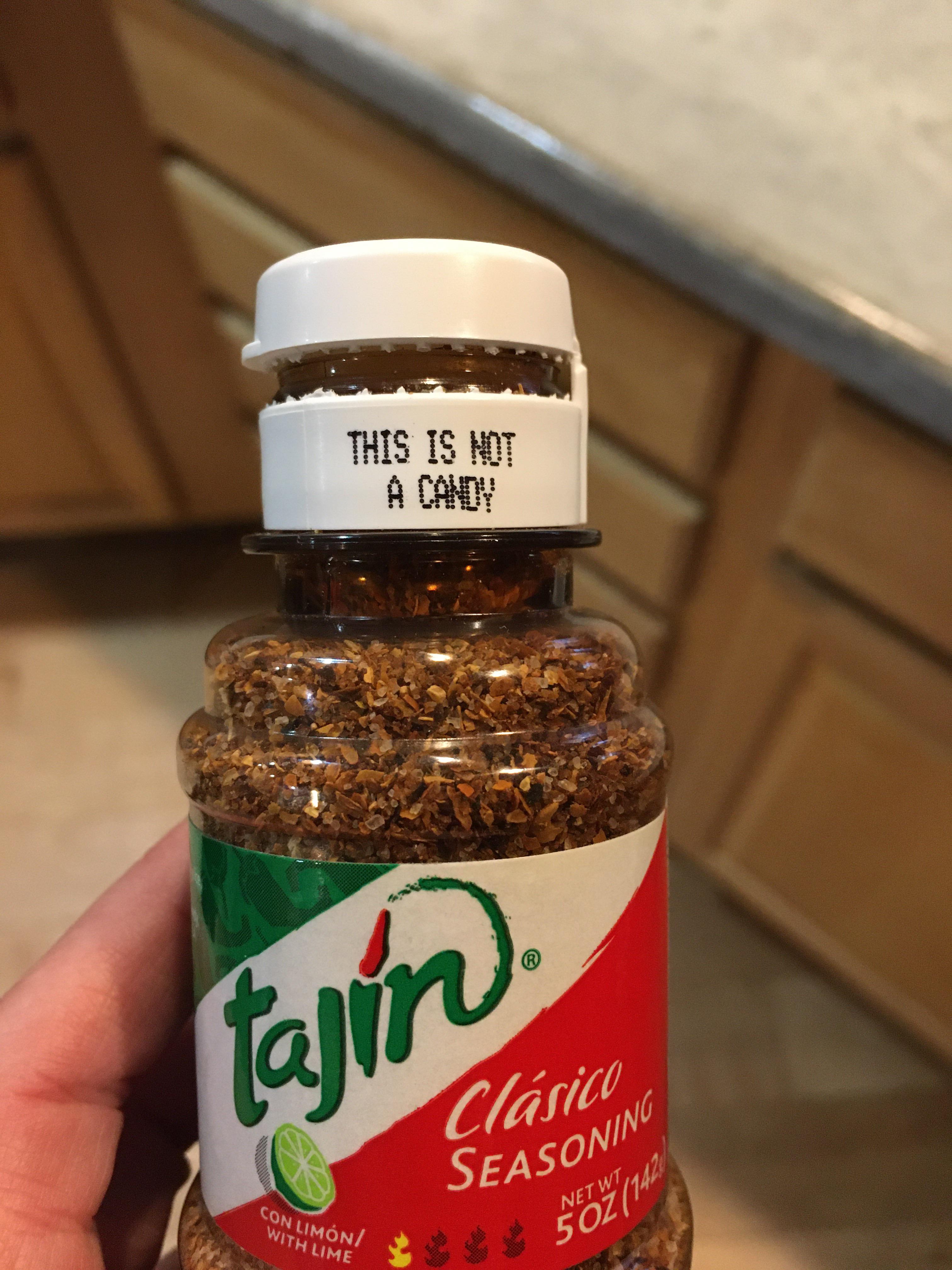 This warning on a container of Mexican seasoning. r/mildlyinteresting