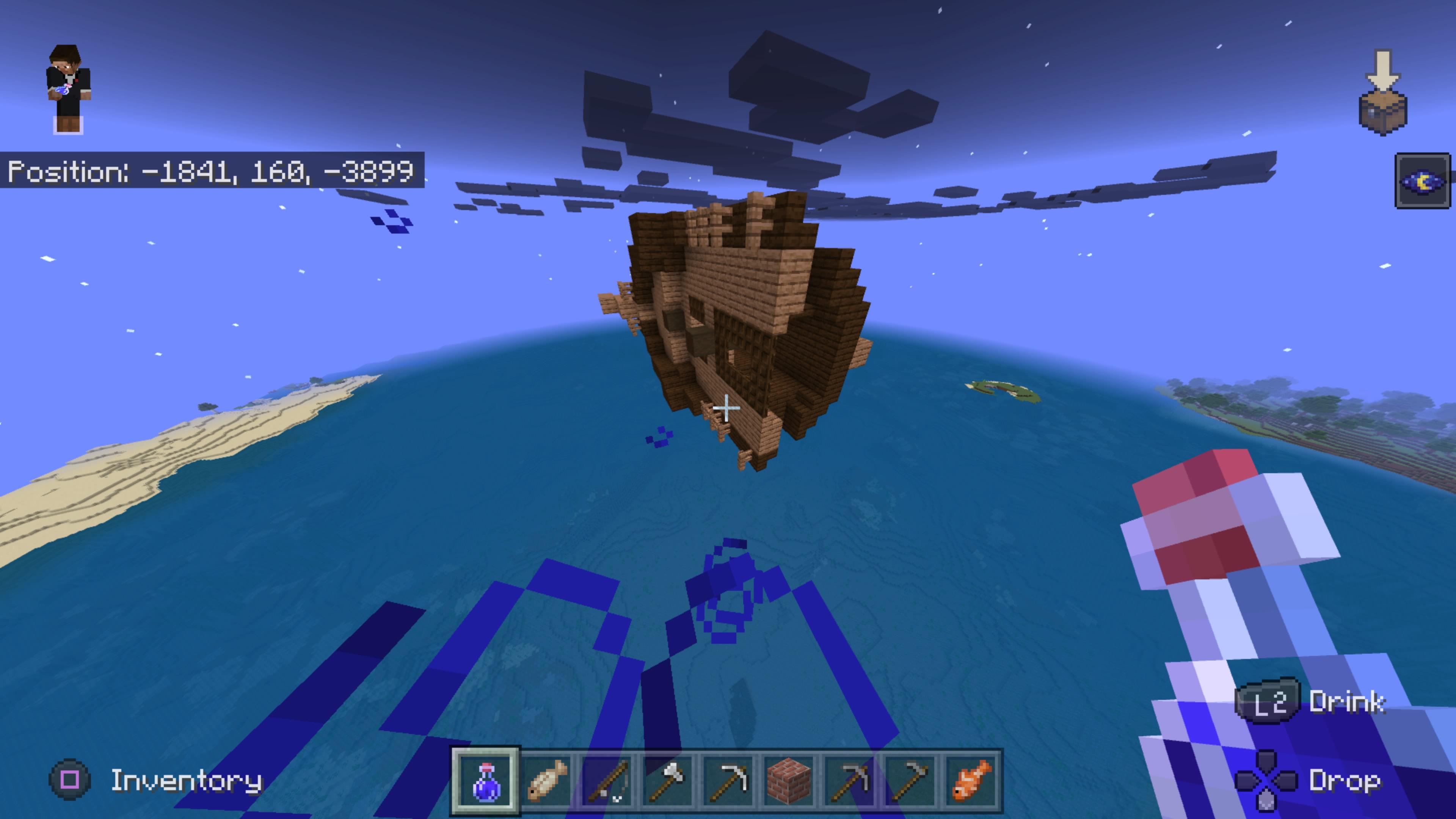Perfect place to dock a boat Minecraft