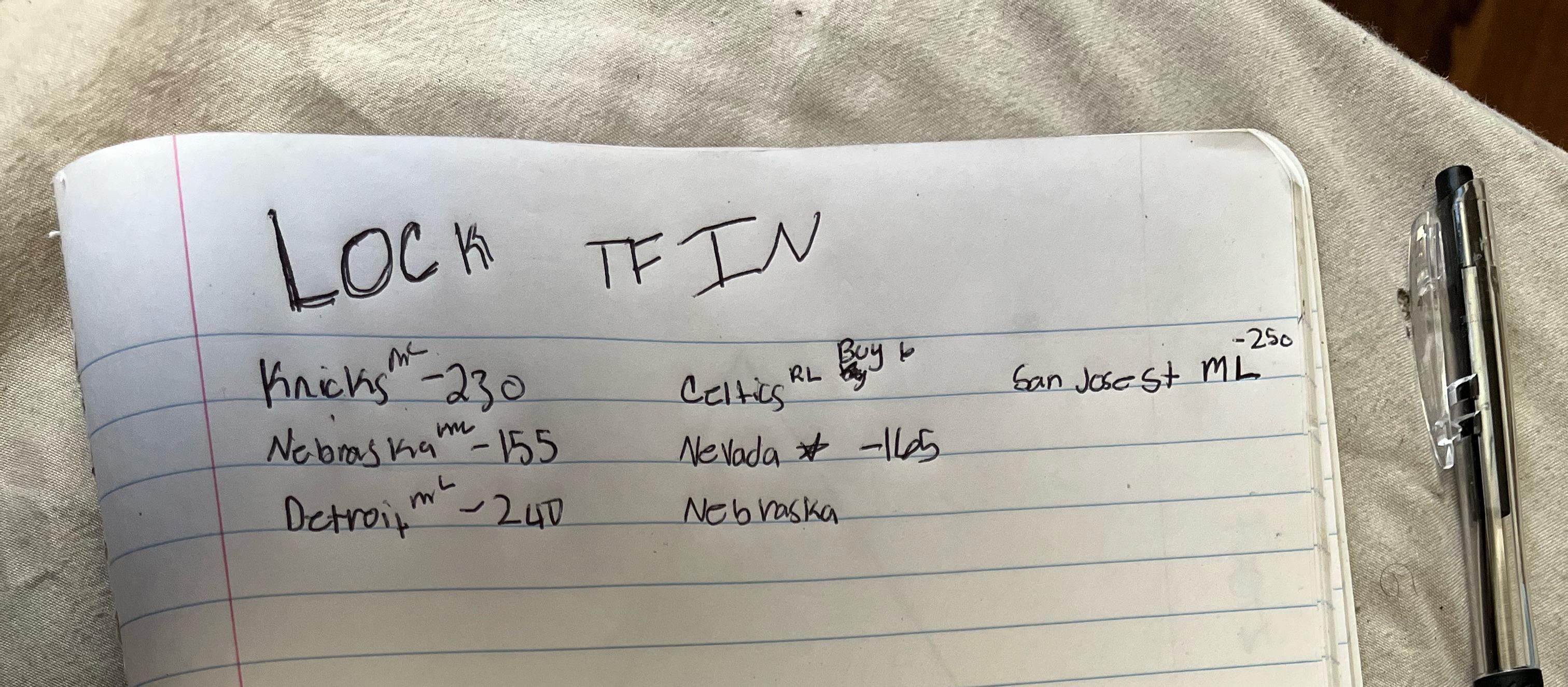 Locks r/sportsbetting