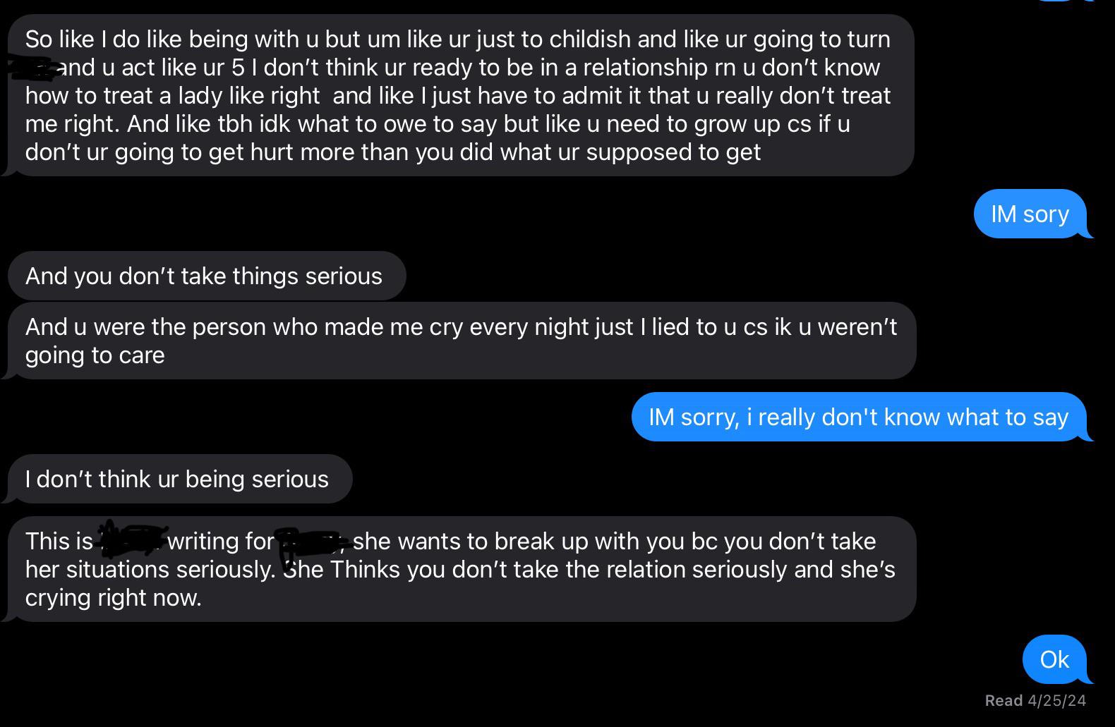 The breakup message she sent me r/texts