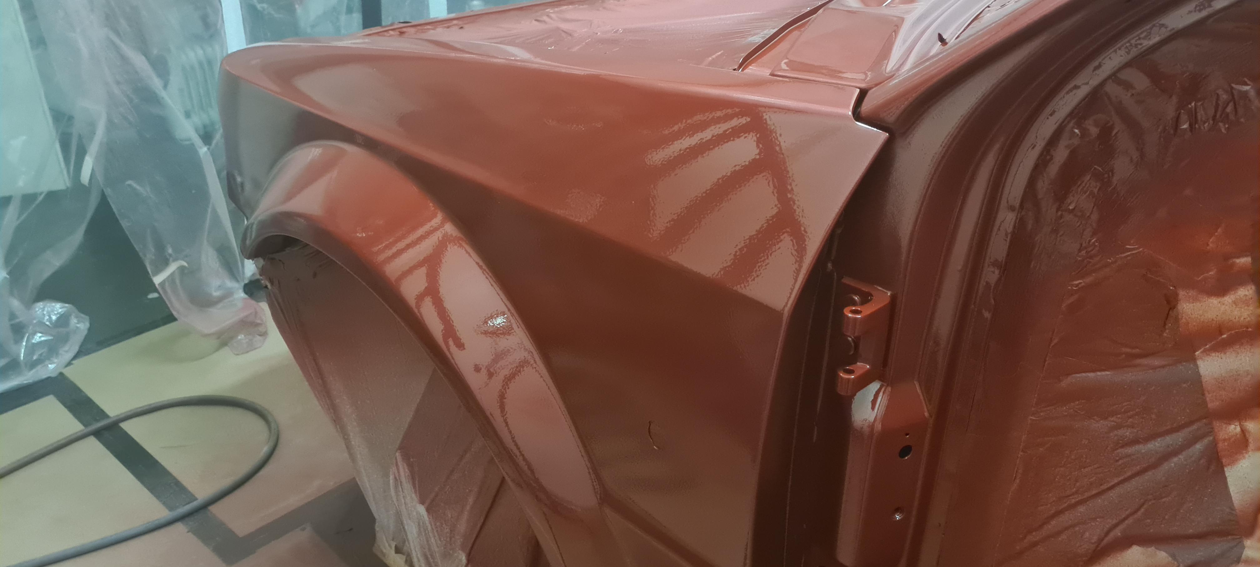 I got orange peel on clearcoat, I sprayed 2 coats of clear, is that