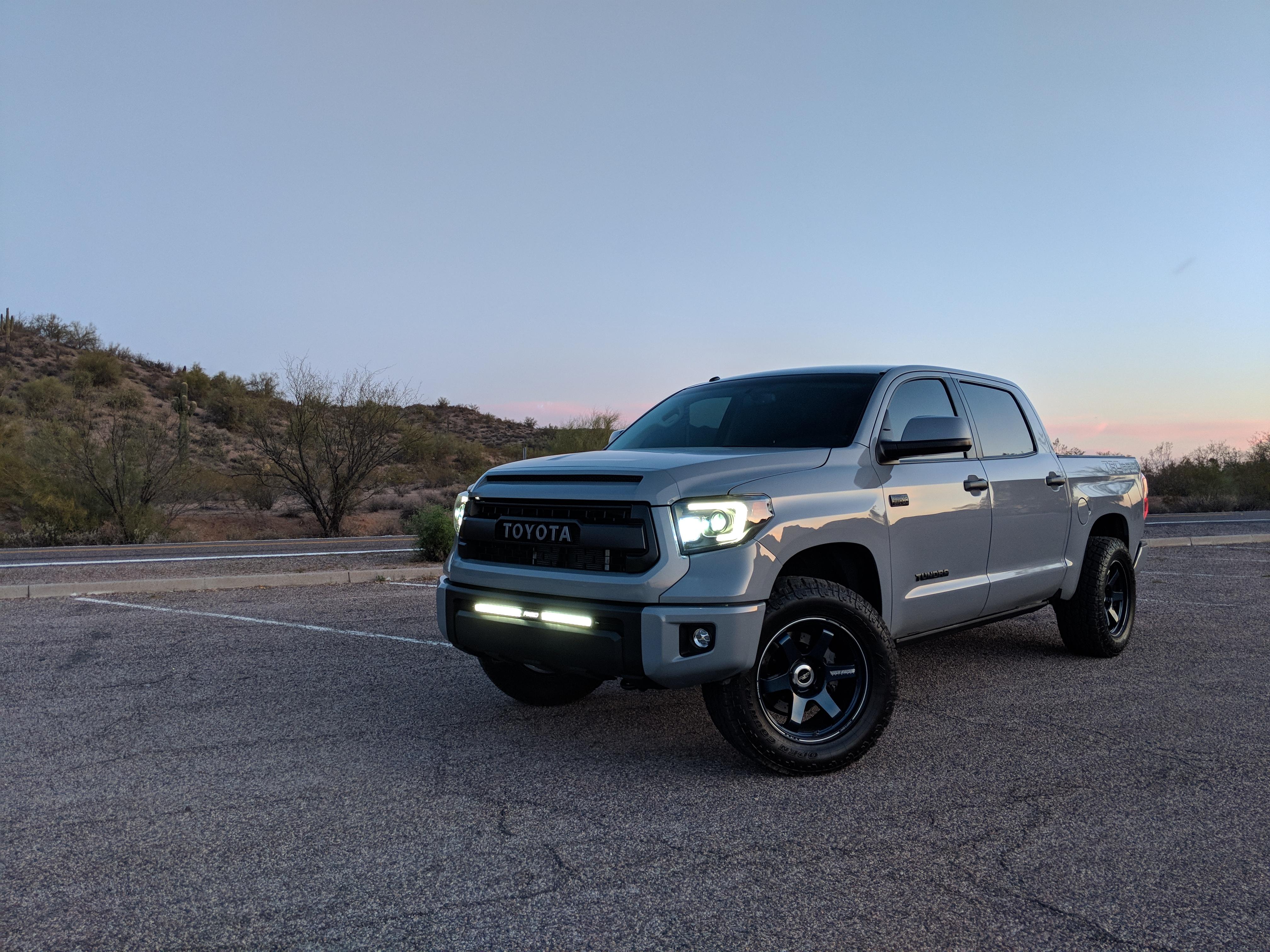 Toyota Tundra on TE37 wheels Trucks