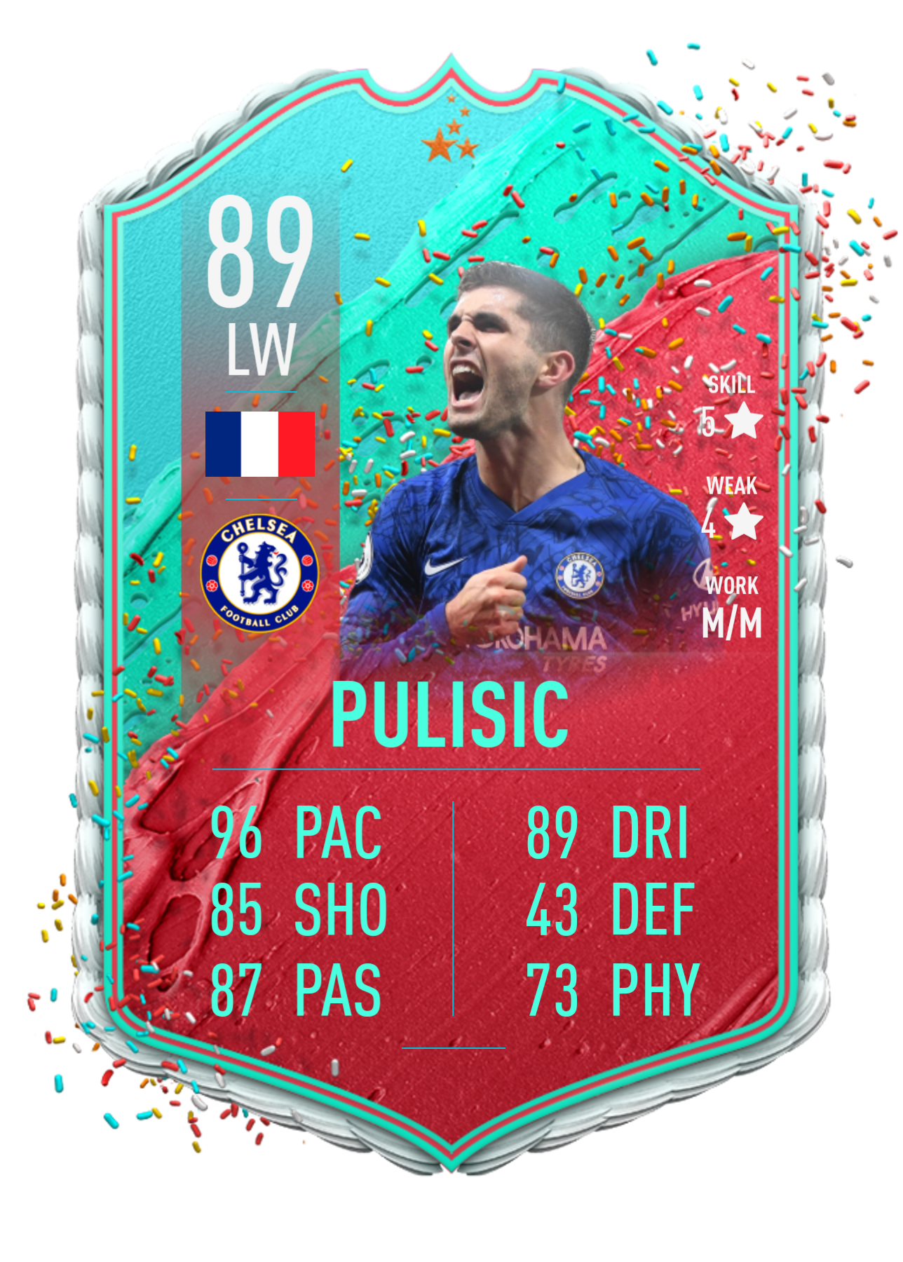 The only way to get a nice card with EA FIFA