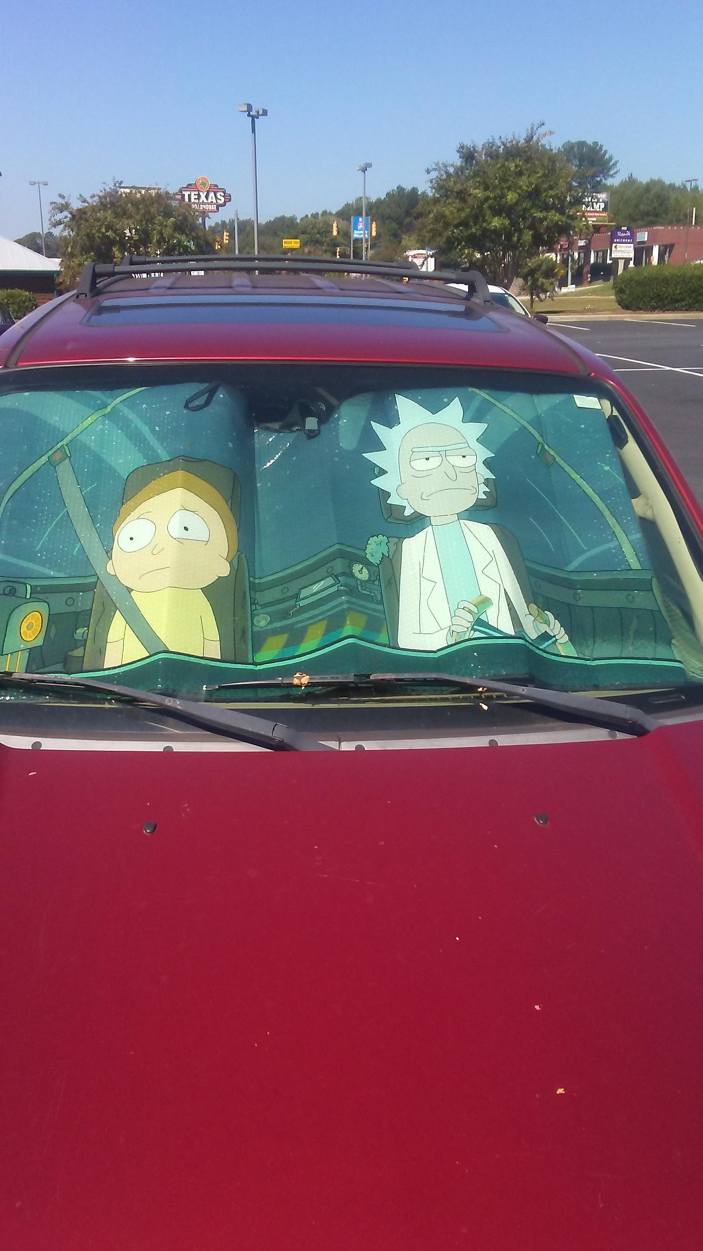 Spotted this car in Anderson, SC r/rickandmorty