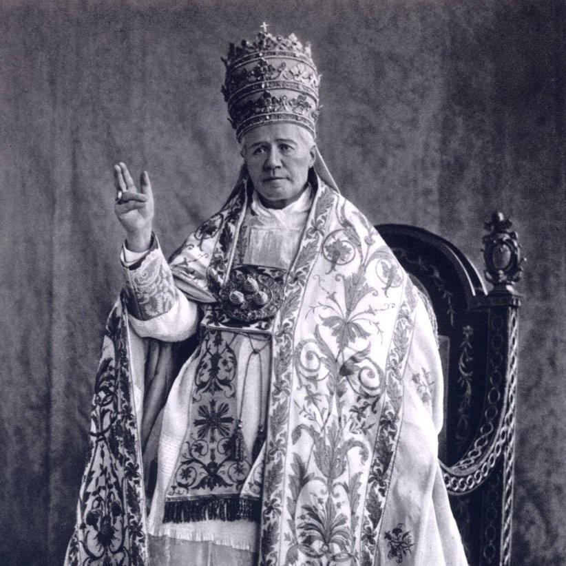 Today's the Memorial of Pope St. Pius X. Standardbearer in the fight