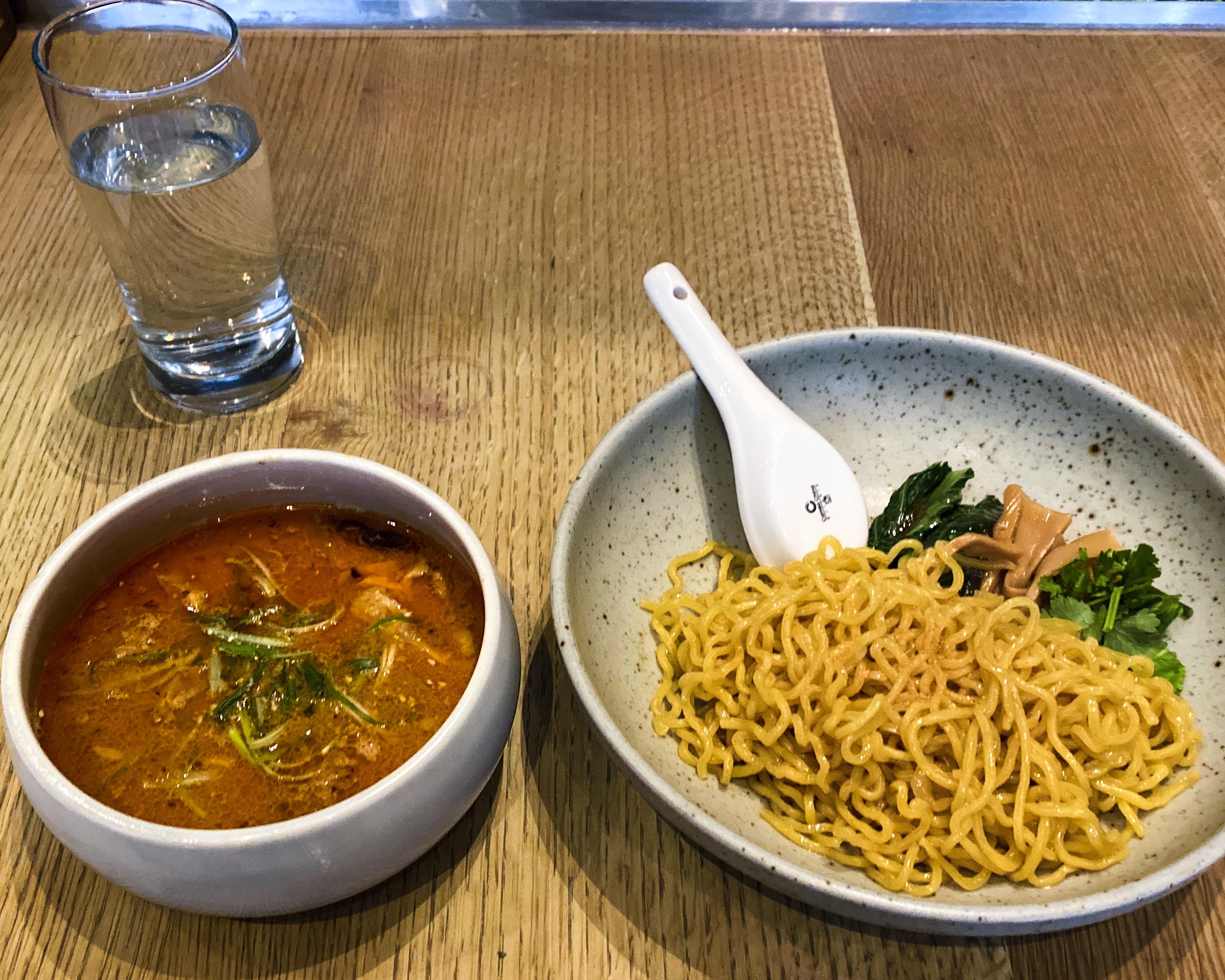 Spicy Pork Tsukemen. Momofuku Noodle Bar Toronto r/ramen