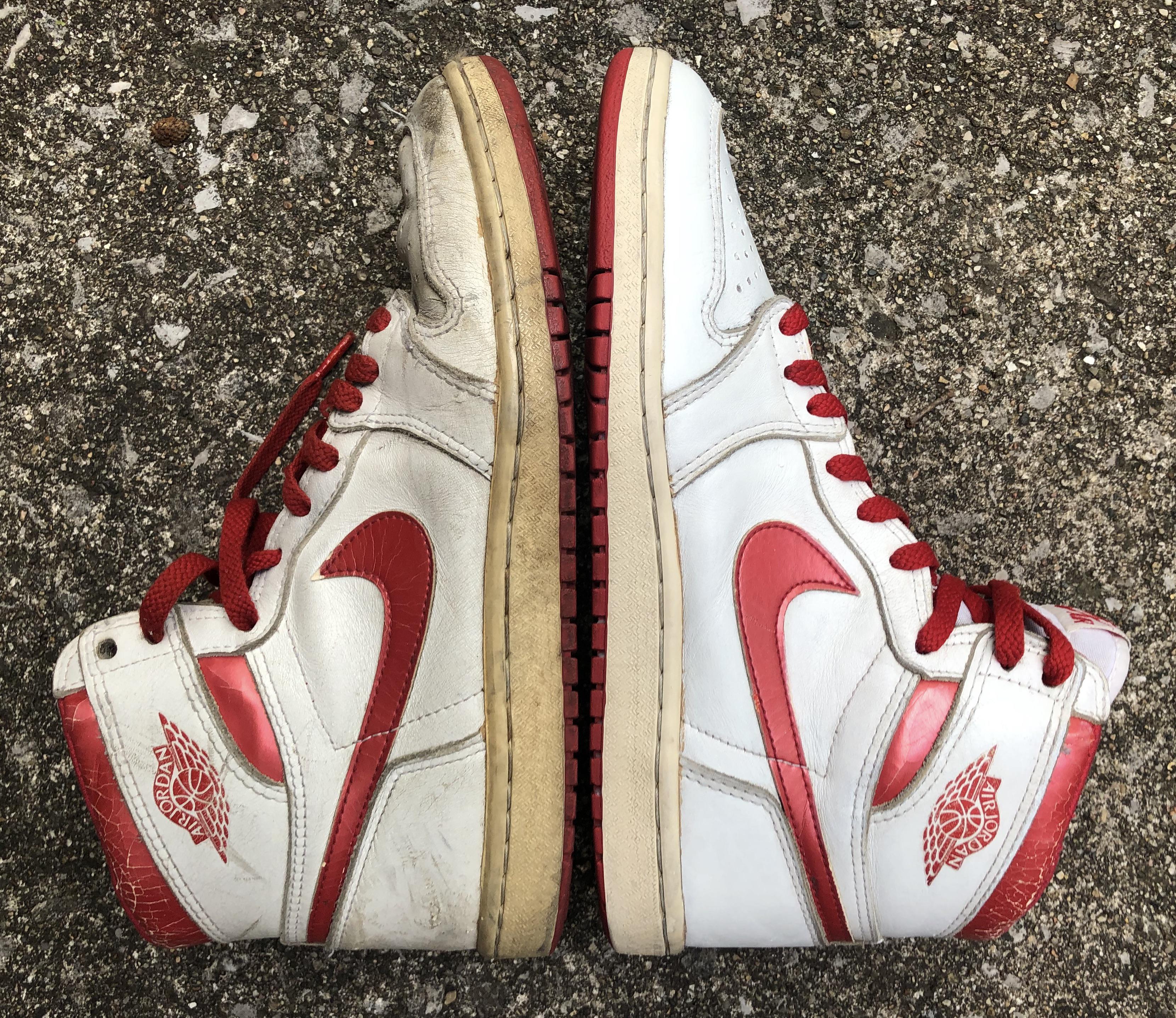 Before After 1985 Metallic Jordan 1 Restoration (album in comments