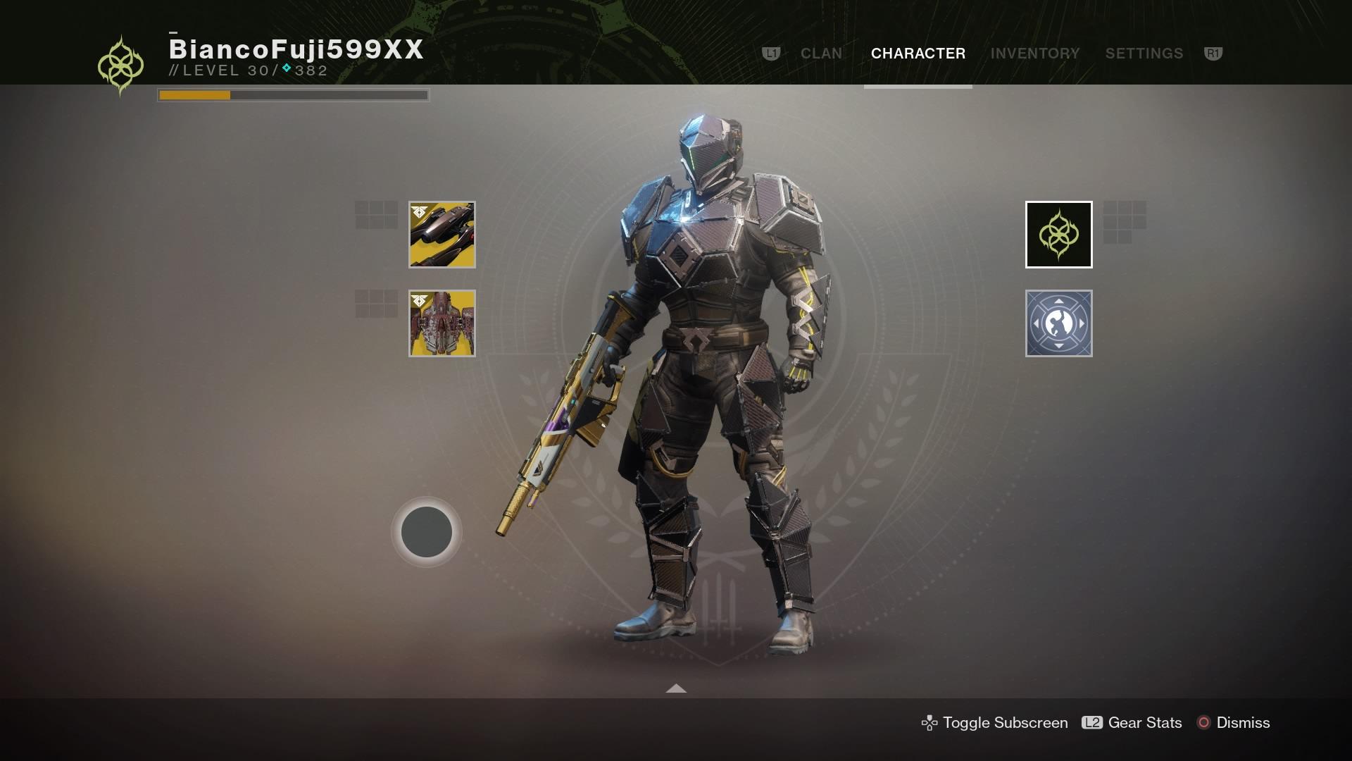 [Titan] Escalation Protocol Midnight Exigent Set DestinyFashion