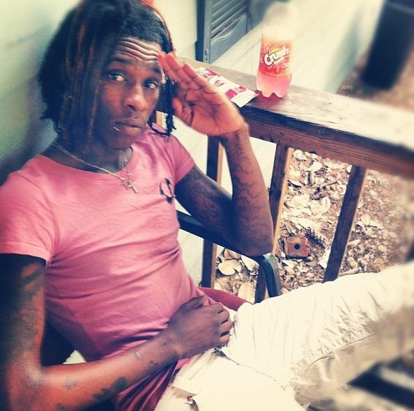 Young Thug long before the fame with a Crush Soda & Swisher Sweets