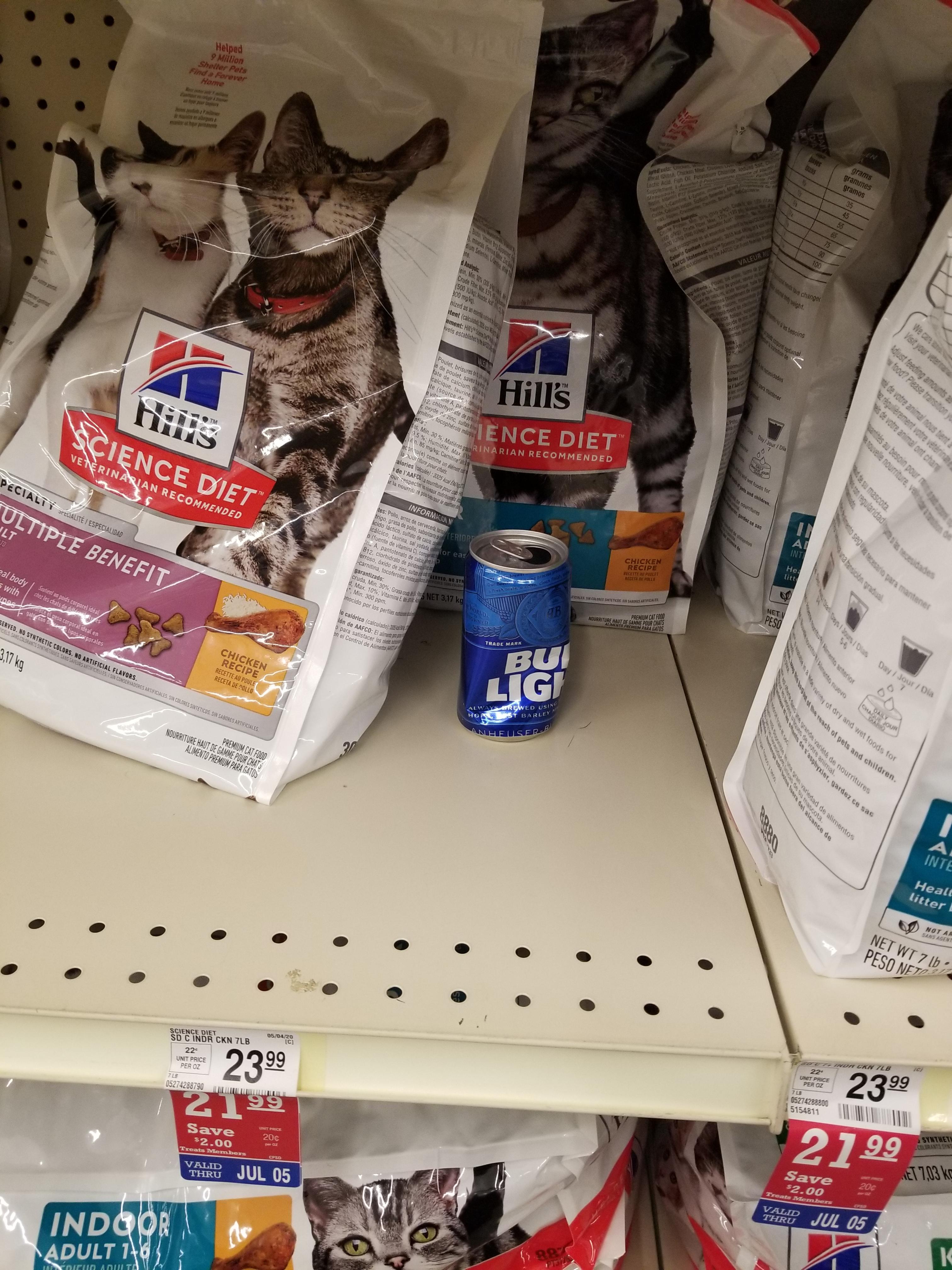 Picking an online order and found this. Someone's having a better time