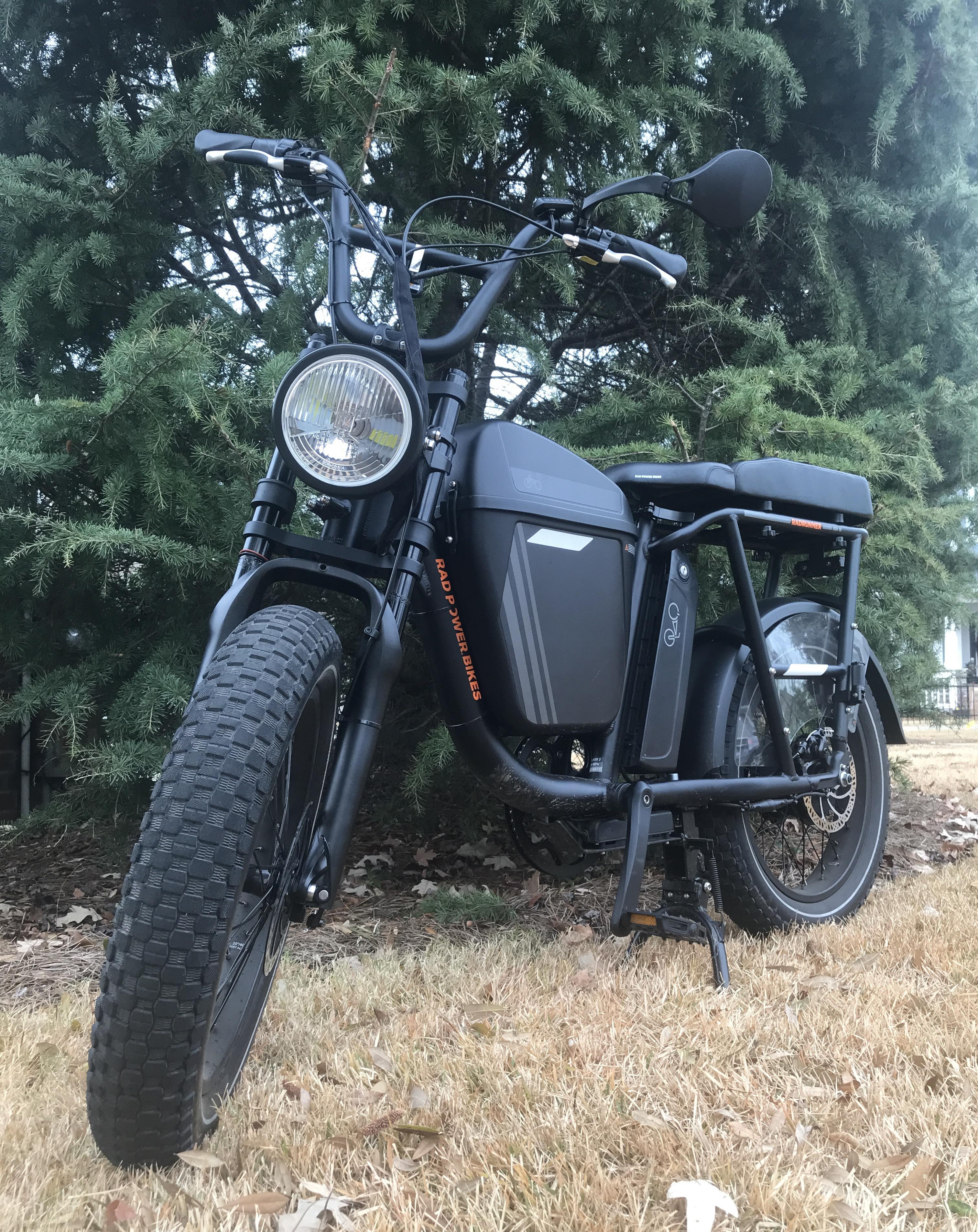 Just finished installing front air suspension fork on Radrunner 1