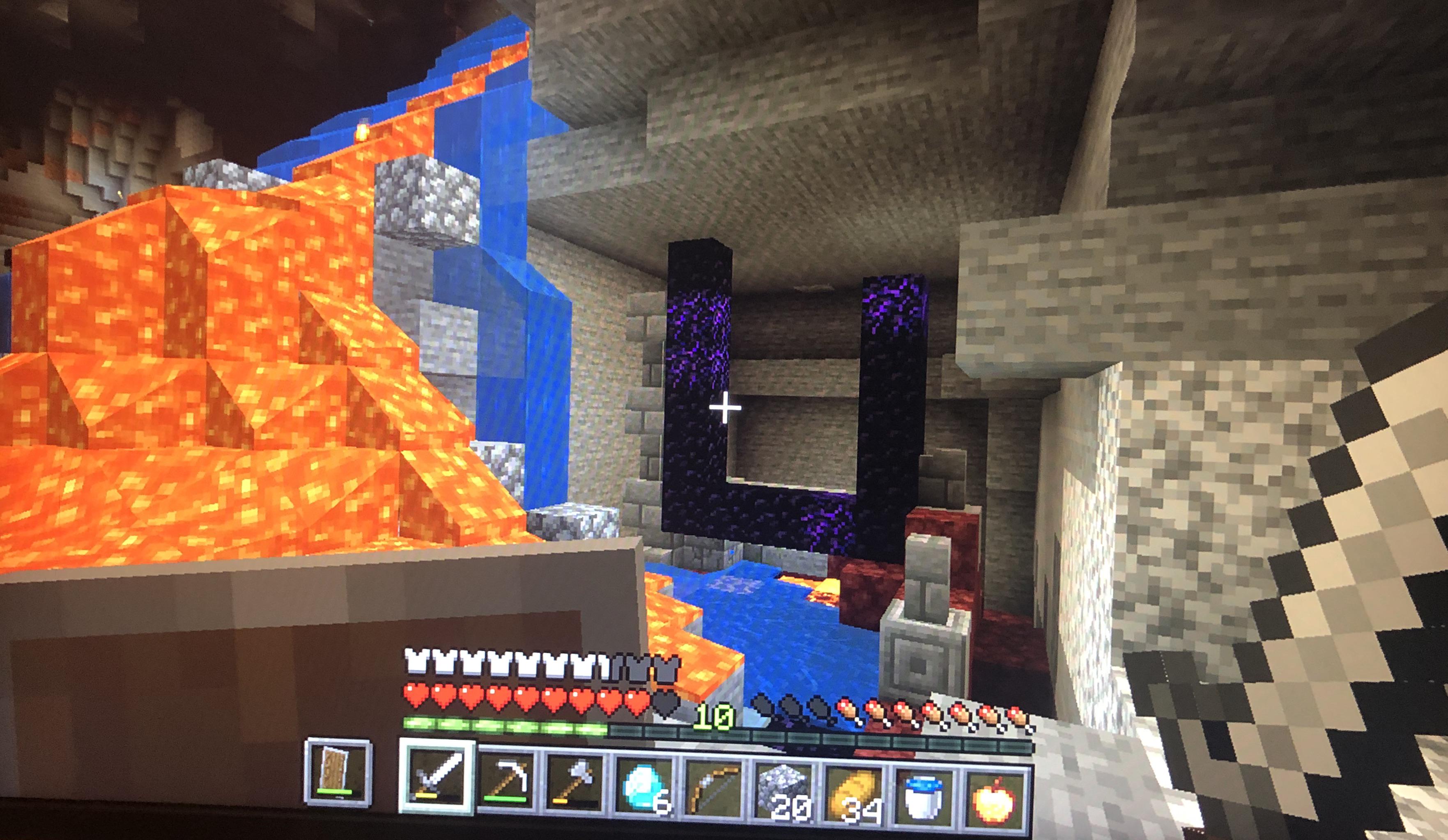 Found a ruined portal underground r/minecraftseeds