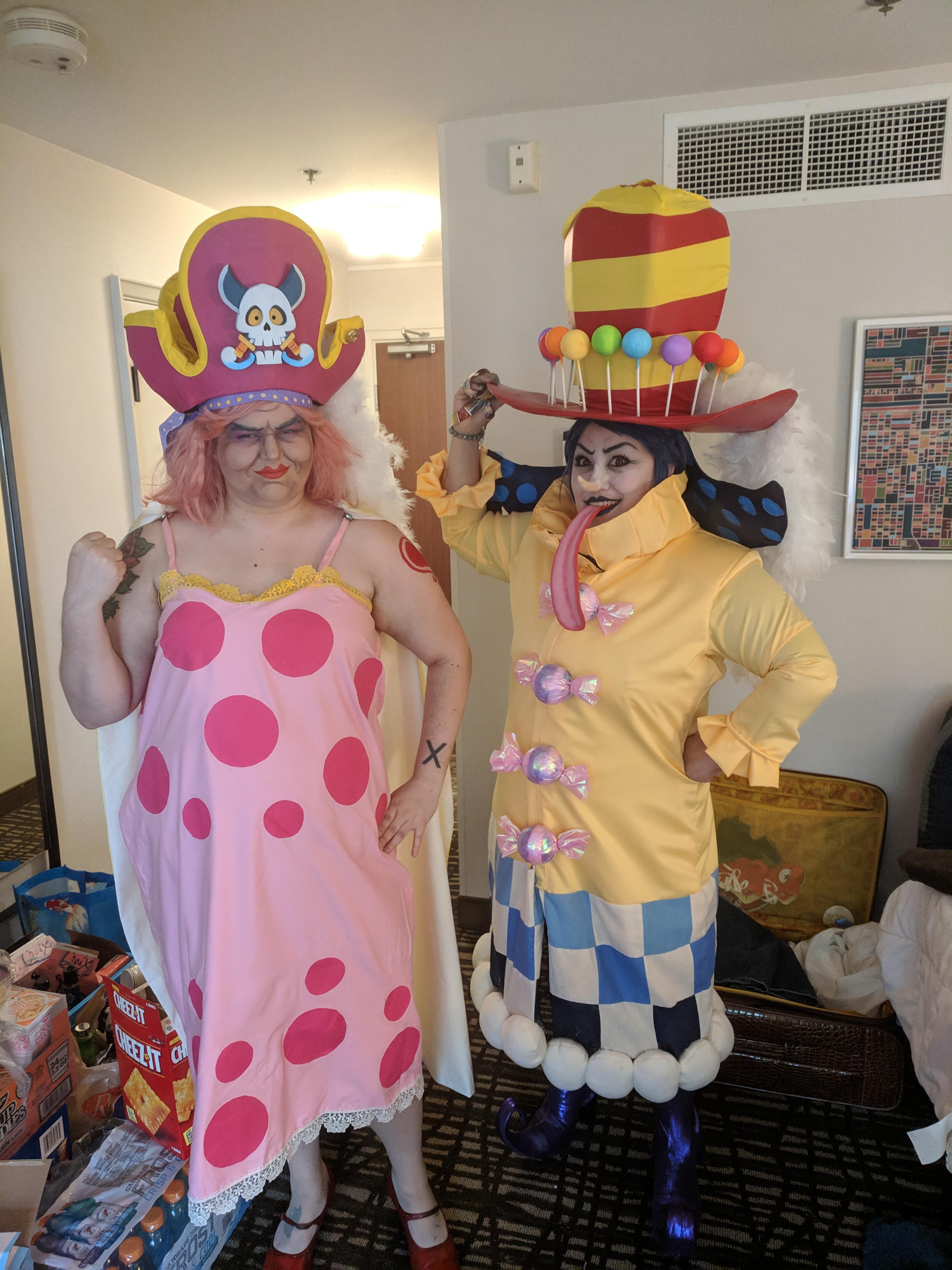 A friend and I cosplayed Perospero and Big Mom at Anime Los Angeles r