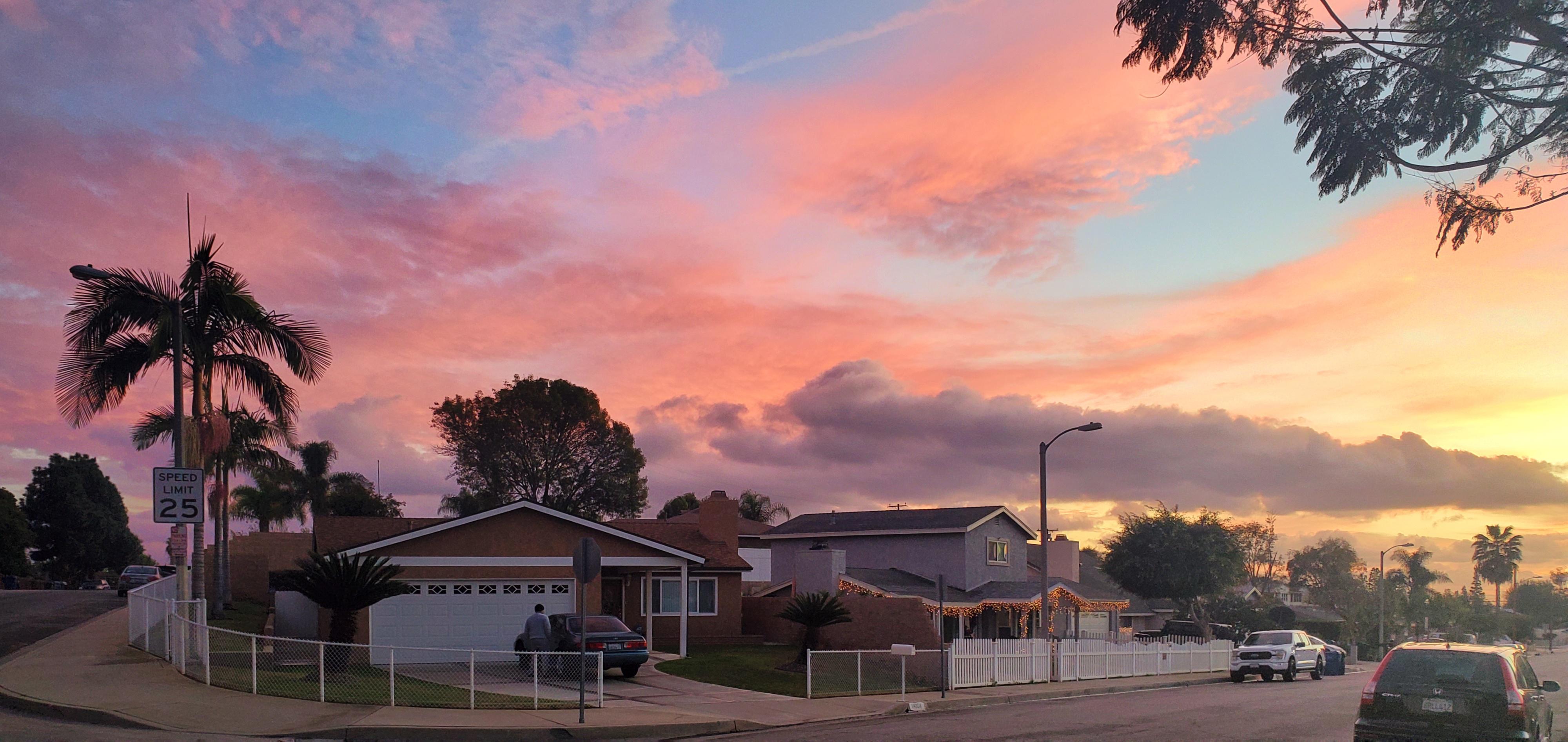 sunrise in La Mirada, California.... r/MostBeautiful