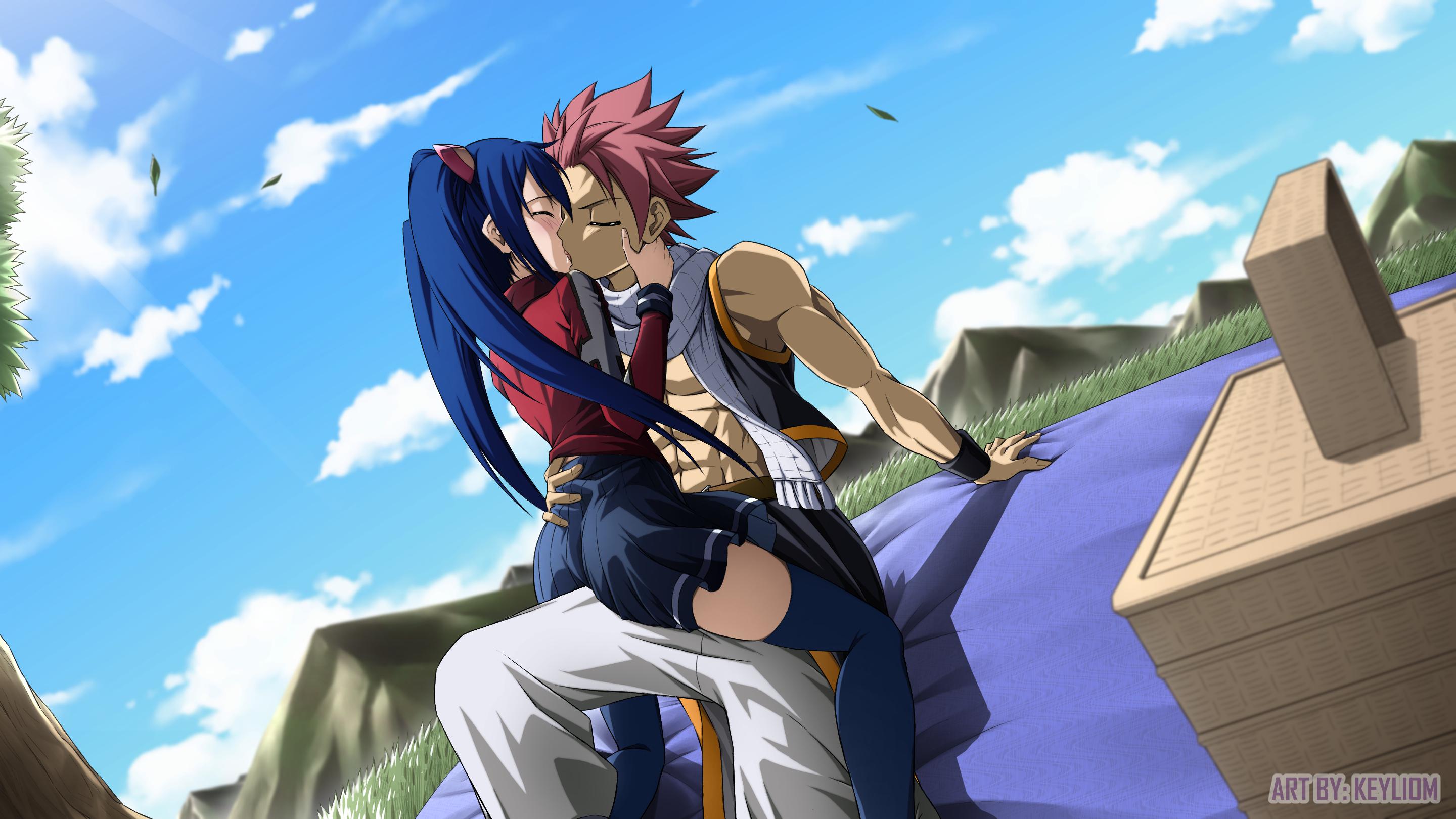 Natsu and Wendy making out on a picnic date! r/NaWen