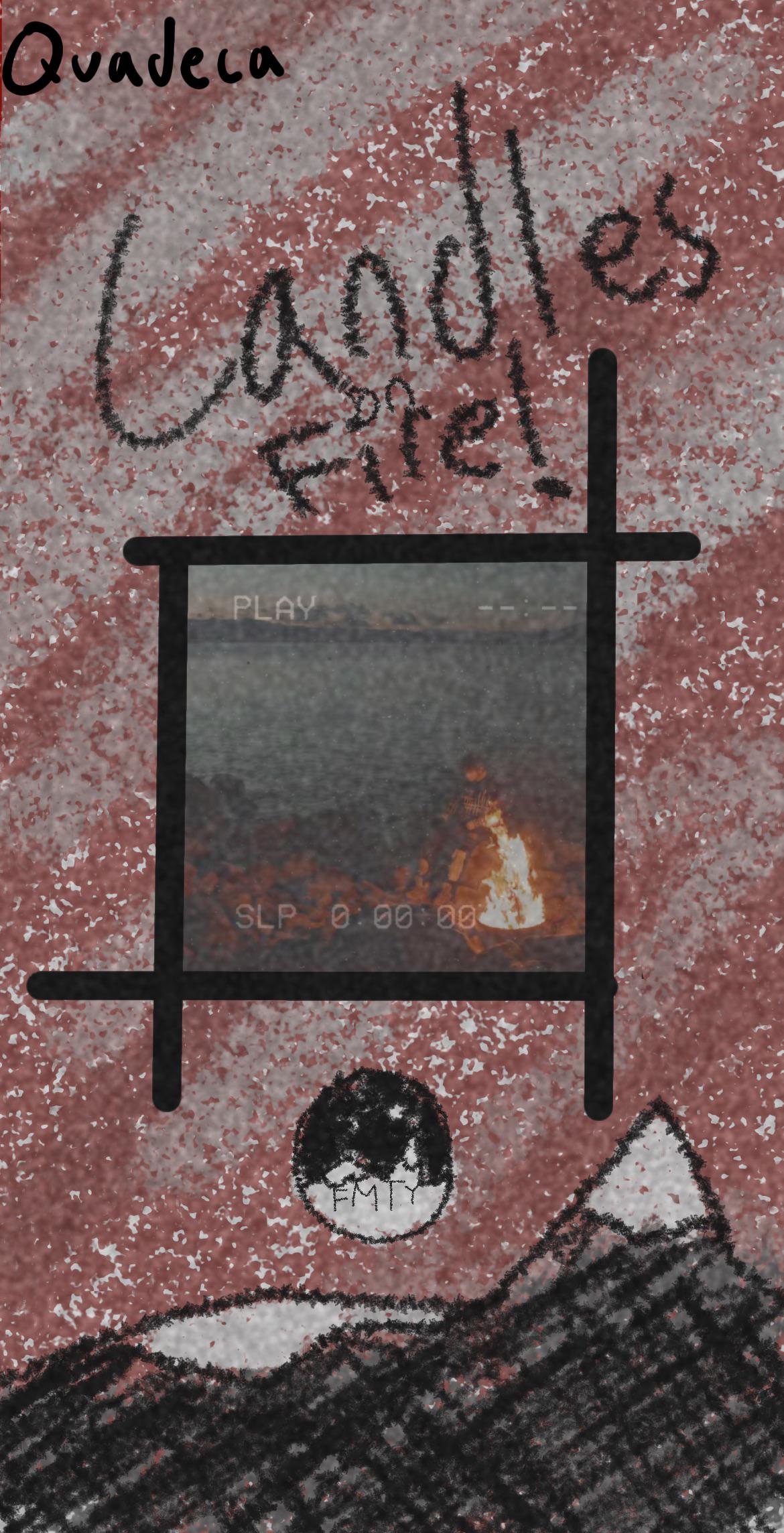 Candles on Fire phone wallpaper r/Quadeca