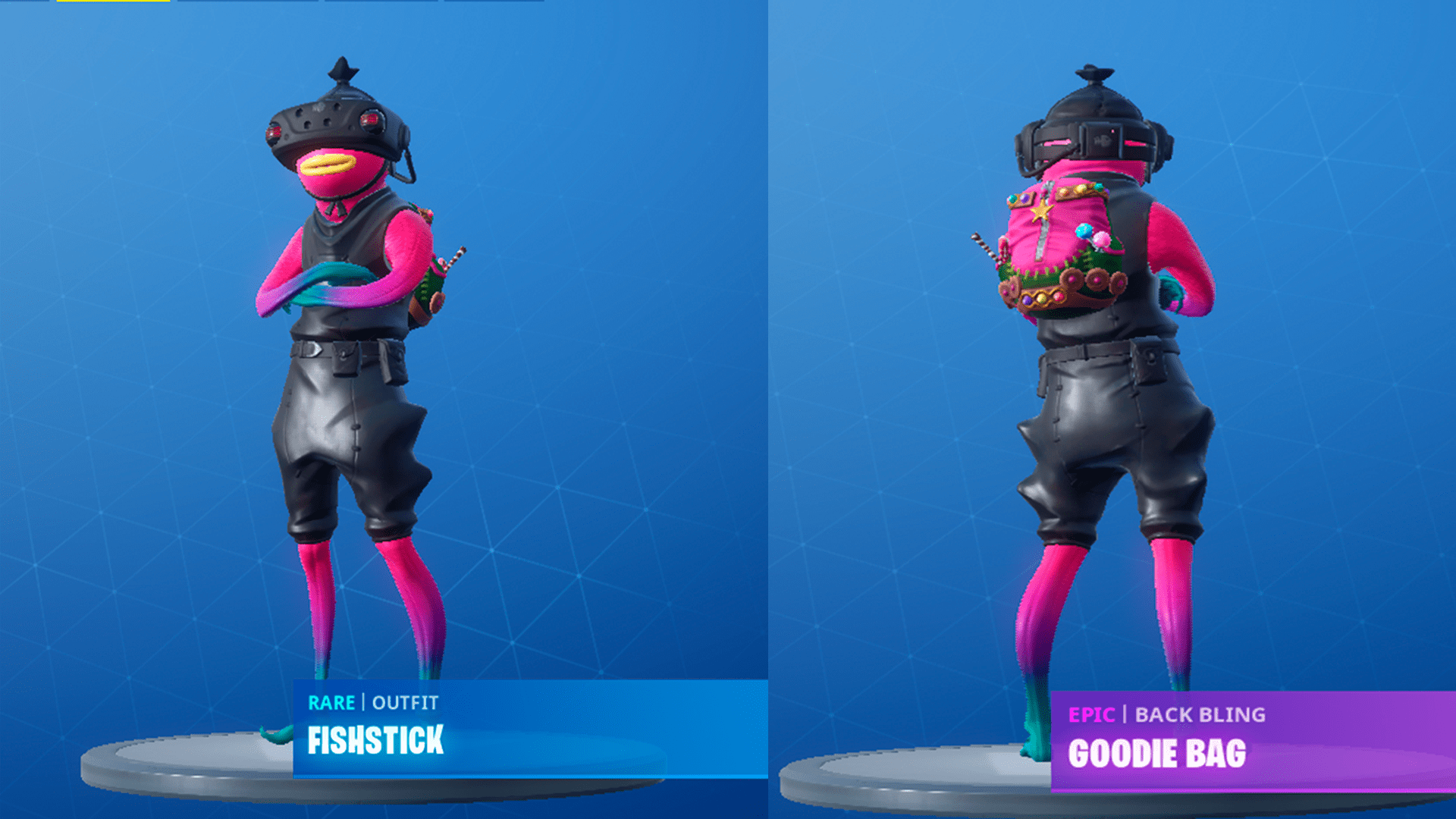 Fishstick VR (1200) + Goodie Bag (S4 BP) r/FortniteFashion