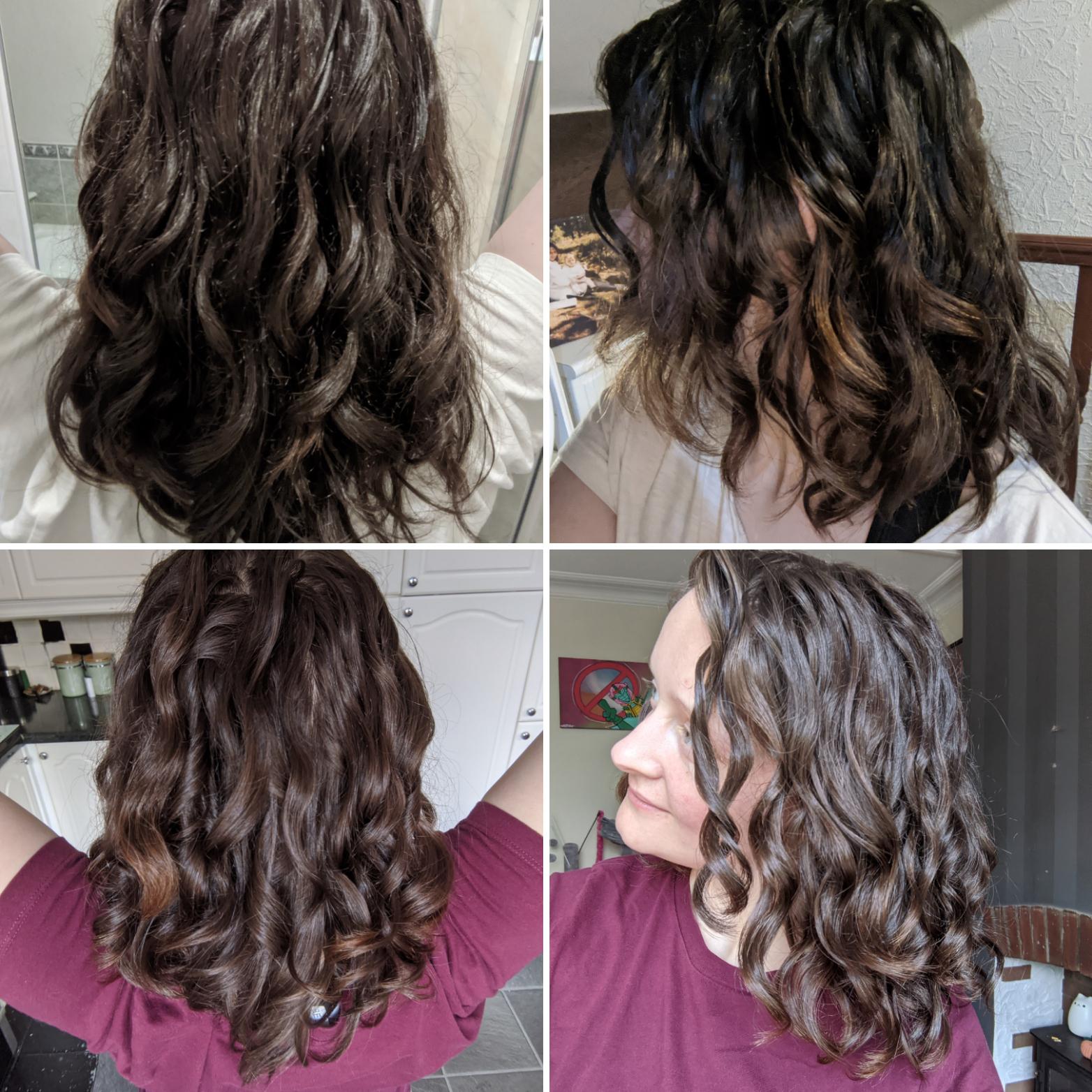 My hair really needed that rice water rinse 😍 CurlyHairUK