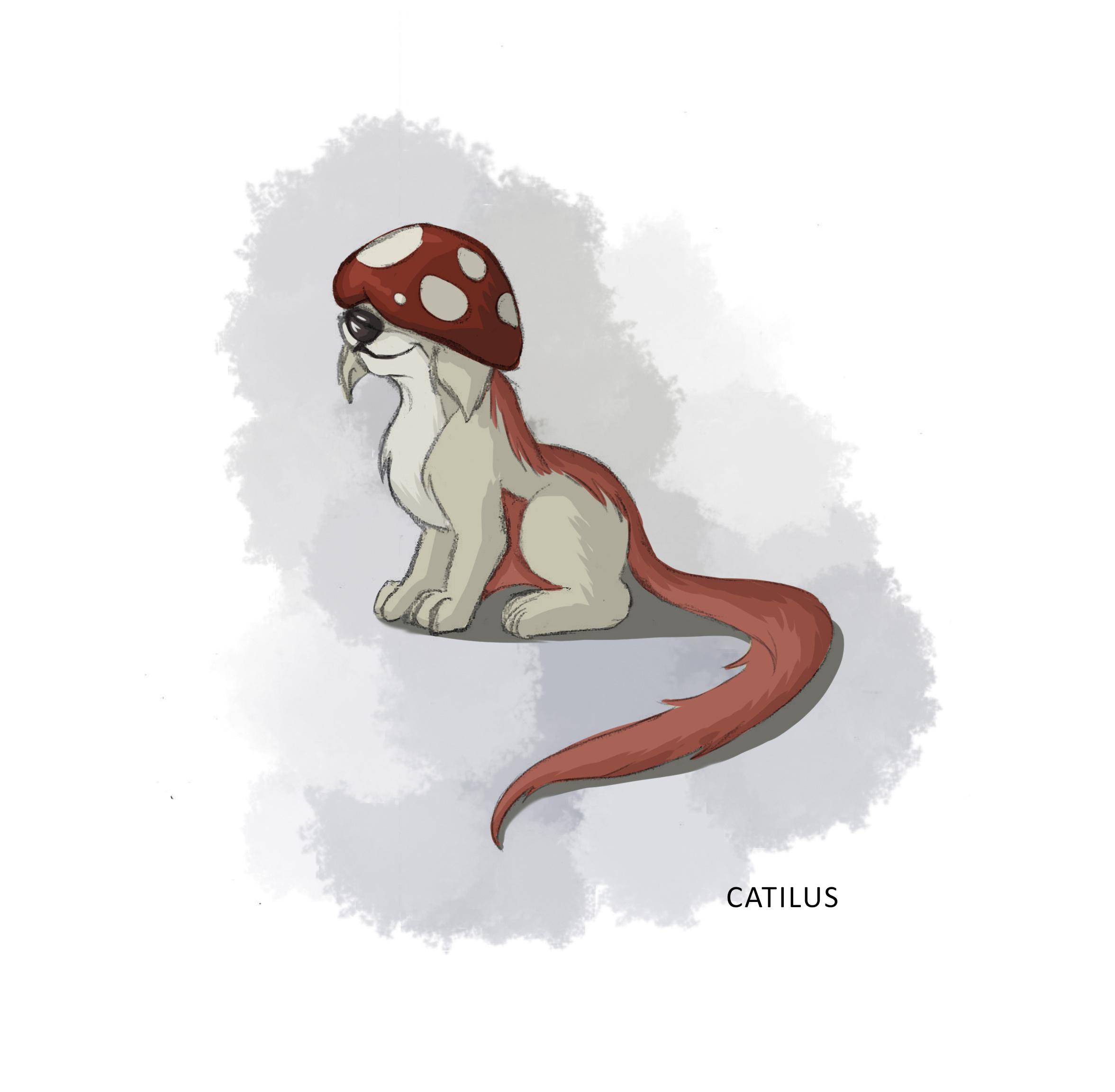 [OC] [ART] Shroompy (also known as mushroom puppy) D&D Creature by