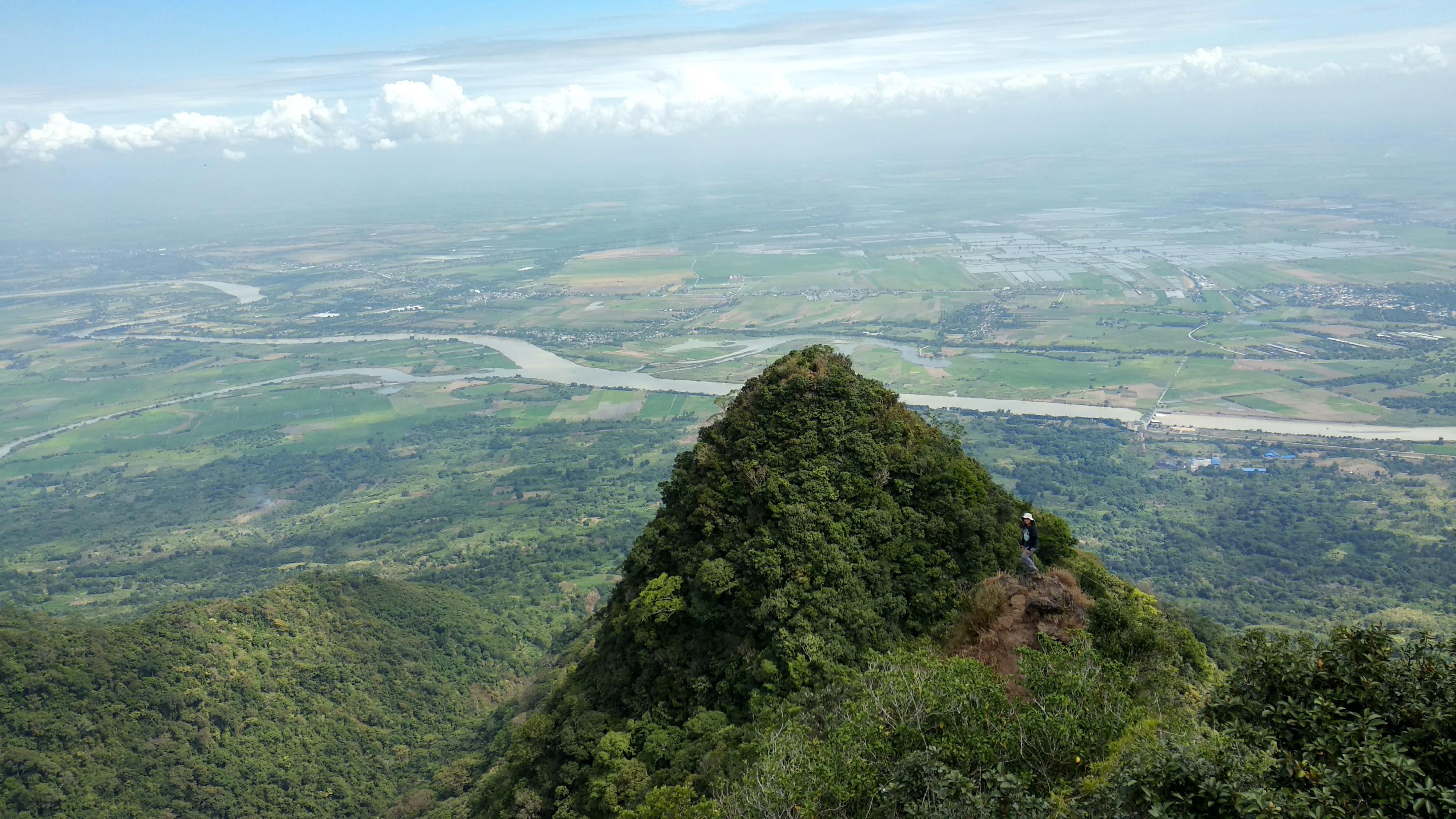 Mt. Arayat, Pampanga, Philippines. Overlooking Pampanga river. r